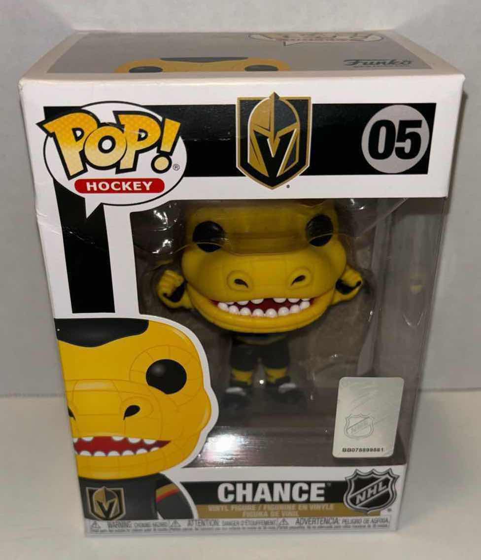 Photo 2 of NEW FUNKO POP! NHL HOCKEY MASCOT VINYL FIGURE, #05 LAS VEGAS GOLDEN KNIGHTS “CHANCE”