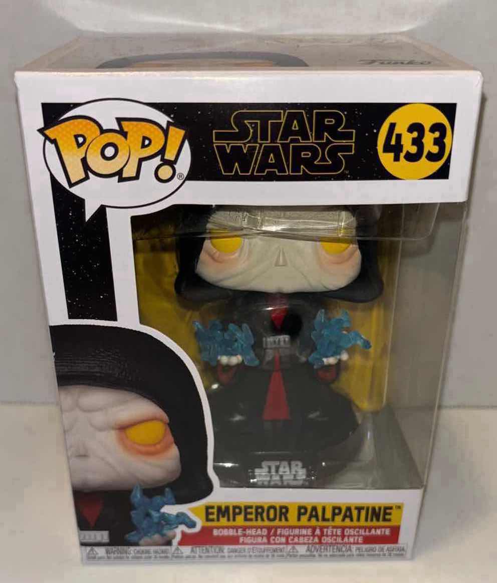 Photo 2 of NEW FUNKO POP! STAR WARS VINYL BOBBLE-HEAD FIGURE, #433 EMPEROR PALPATINE