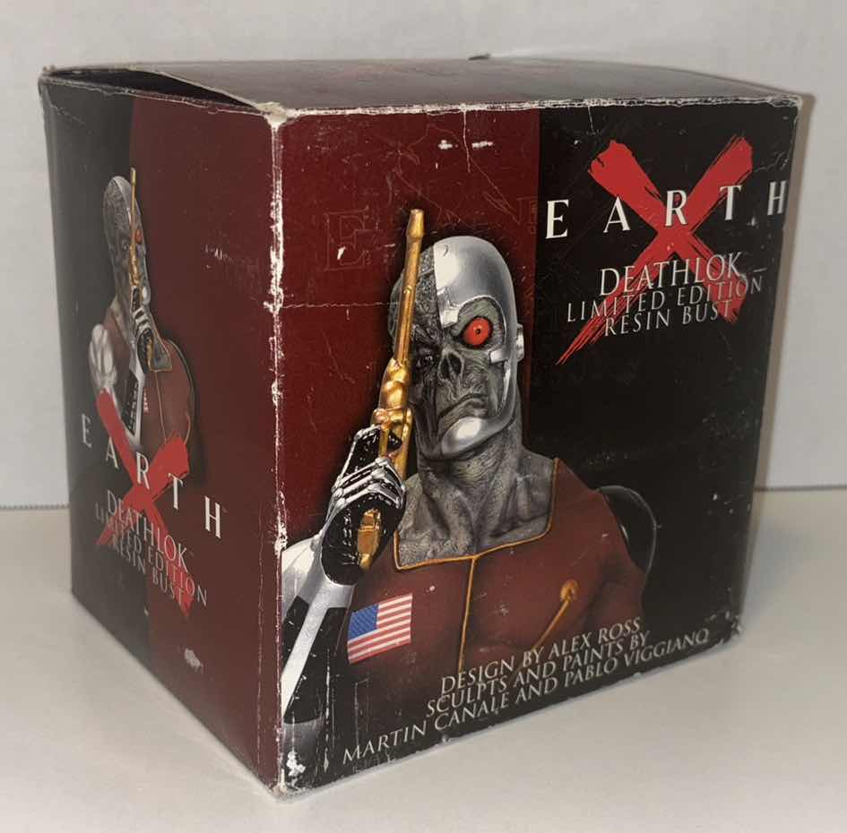 Photo 2 of NEW DYNAMIC FORCES EARTH X LIMITED EDITION RESIN BUST #5, MARVEL “DEATHLOK” (#2,875/3000)