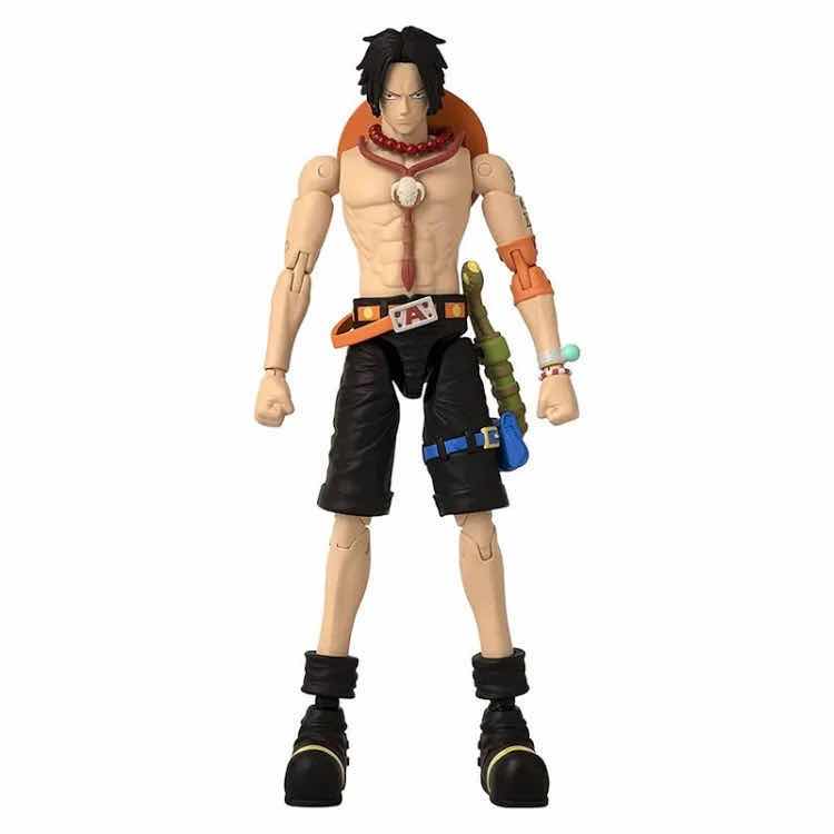 Photo 1 of NEW BANDAI ONE PIECE ANIME HEROES “PORTGAS D. ACE” ACTION FIGURE & ACCESSORIES