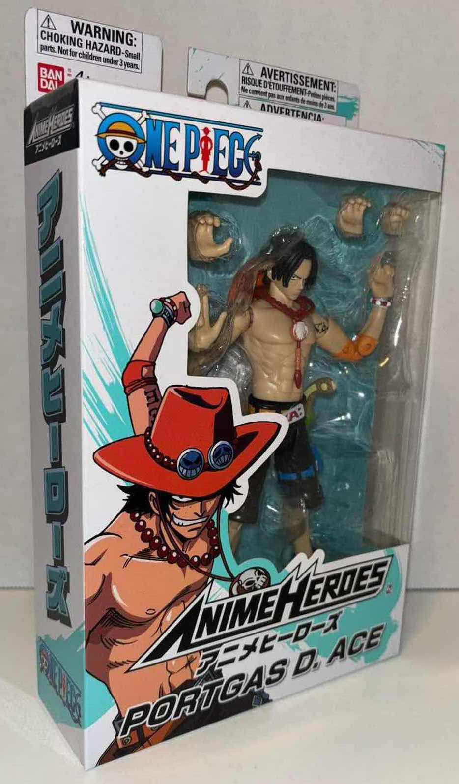 Photo 2 of NEW BANDAI ONE PIECE ANIME HEROES “PORTGAS D. ACE” ACTION FIGURE & ACCESSORIES