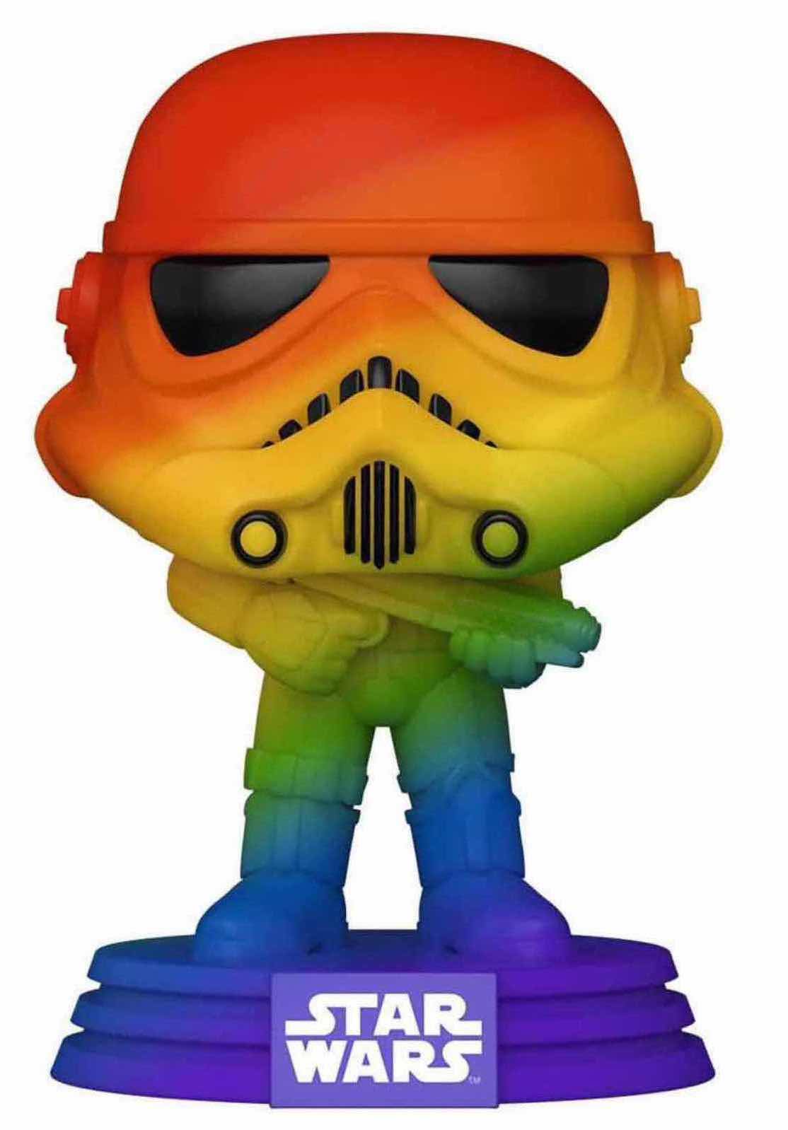 Photo 2 of NEW FUNKO POP! RAINBOW DISNEY COLLECTION VINYL FIGURES, #45 WALL-E & #296 STORM TROOPER