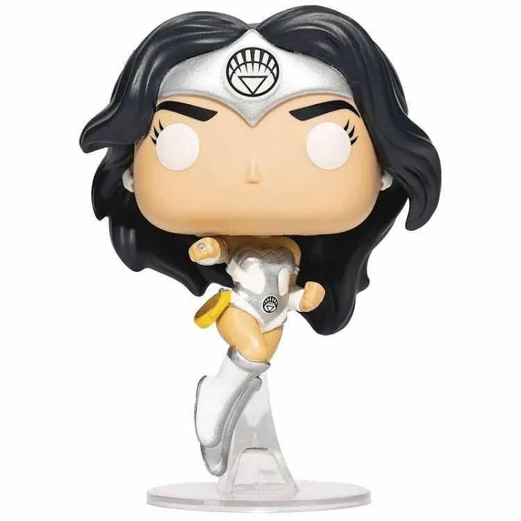 Photo 2 of NEW FUNKO POP! HEROES VINYL FIGURES, #423 80TH ANNIVERSARY WONDER WOMAN WHITE LANTERN (GLOW IN THE DARK) & #1124 ZACK SNYDER’S JUSTICE LEAGUE DIANA PRINCE