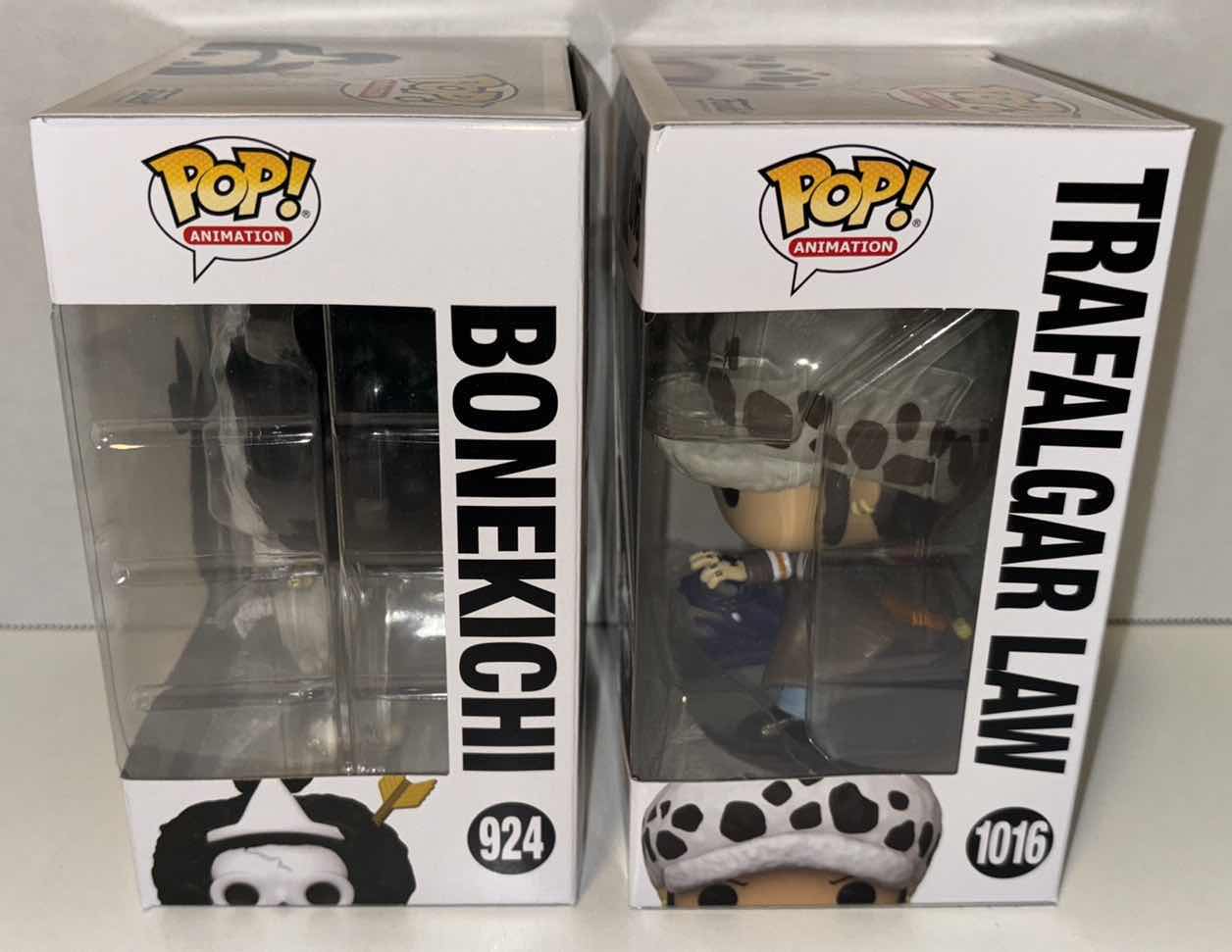 Photo 5 of NEW FUNKO POP! ANIMATION VINYL FIGURES, ONE PIECE #924 BONEKICHI & #1016 TRAFALGAR LAW