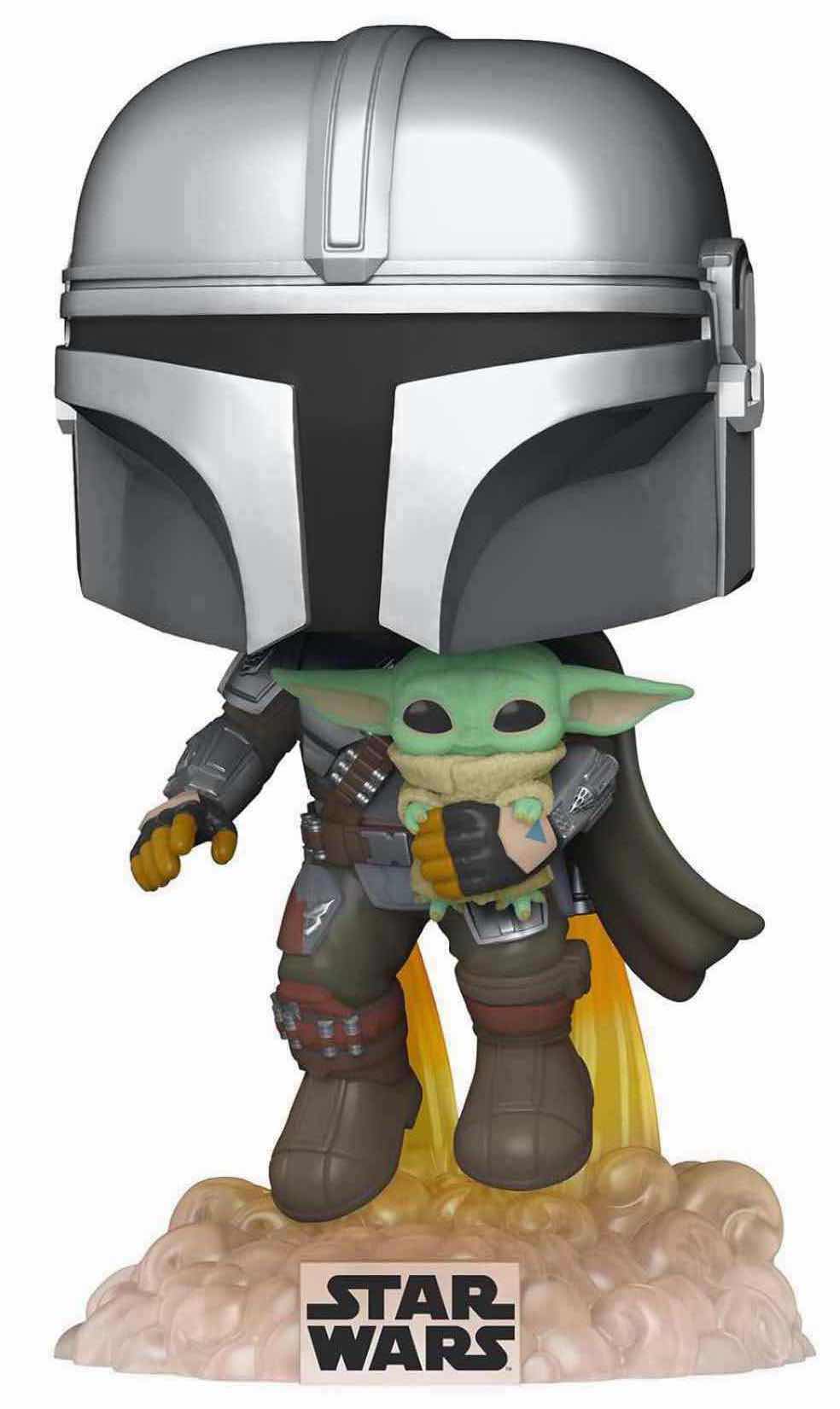 Photo 2 of NEW FUNKO POP! STAR WARS BOBBLE-HEAD VINYL FIGURES, #402 THE MANDALORIAN WITH THE CHILD & #404 THE MYTHROL