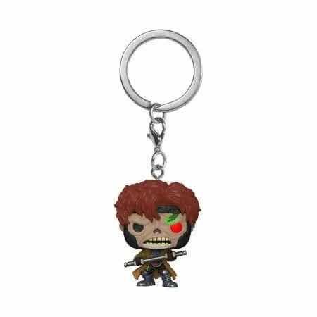 Photo 4 of NEW FUNKO POP! MARVEL ZOMBIES BOBBLE-HEAD FIGURE & BOBBLE-HEAD KEYCHAIN, #662 ZOMBIE WOLVERINE (GLOW IN THE DARK) & ZOMBIE GAMBIT POCKET POP! KEYCHAIN