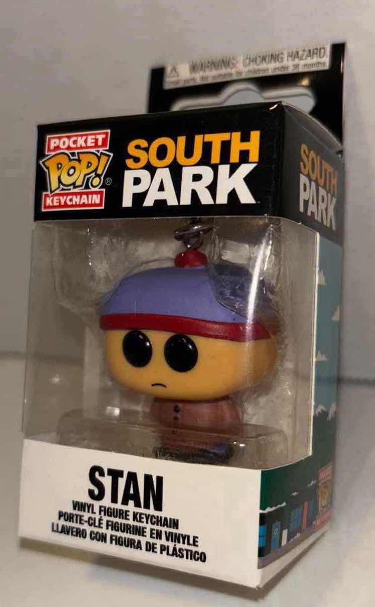 Photo 6 of NEW FUNKO POP! SOUTH PARK VINYL FIGURE & VINYL FIGURE KEYCHAIN, #24 KYLE & STAN POCKET POP! KEYCHAIN