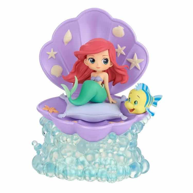 Photo 3 of NEW BANDAI Q POSKET STORIES, 2-PACK THE LITTLE MERMAID STATUE VERSION A (PINK) & VERSION B (PURPLE)