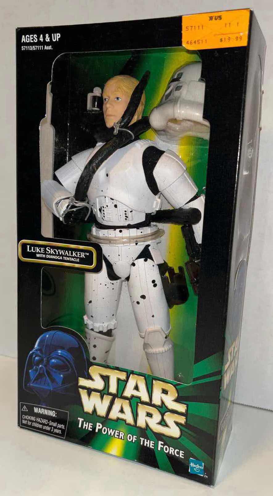 Photo 1 of NEW HASBRO 1998 STAR WARS THE POWER OF THE FORCE 12” ACTION FIGURE, “LUKE SKYWALKER WITH DIANOGA TENTACLE”