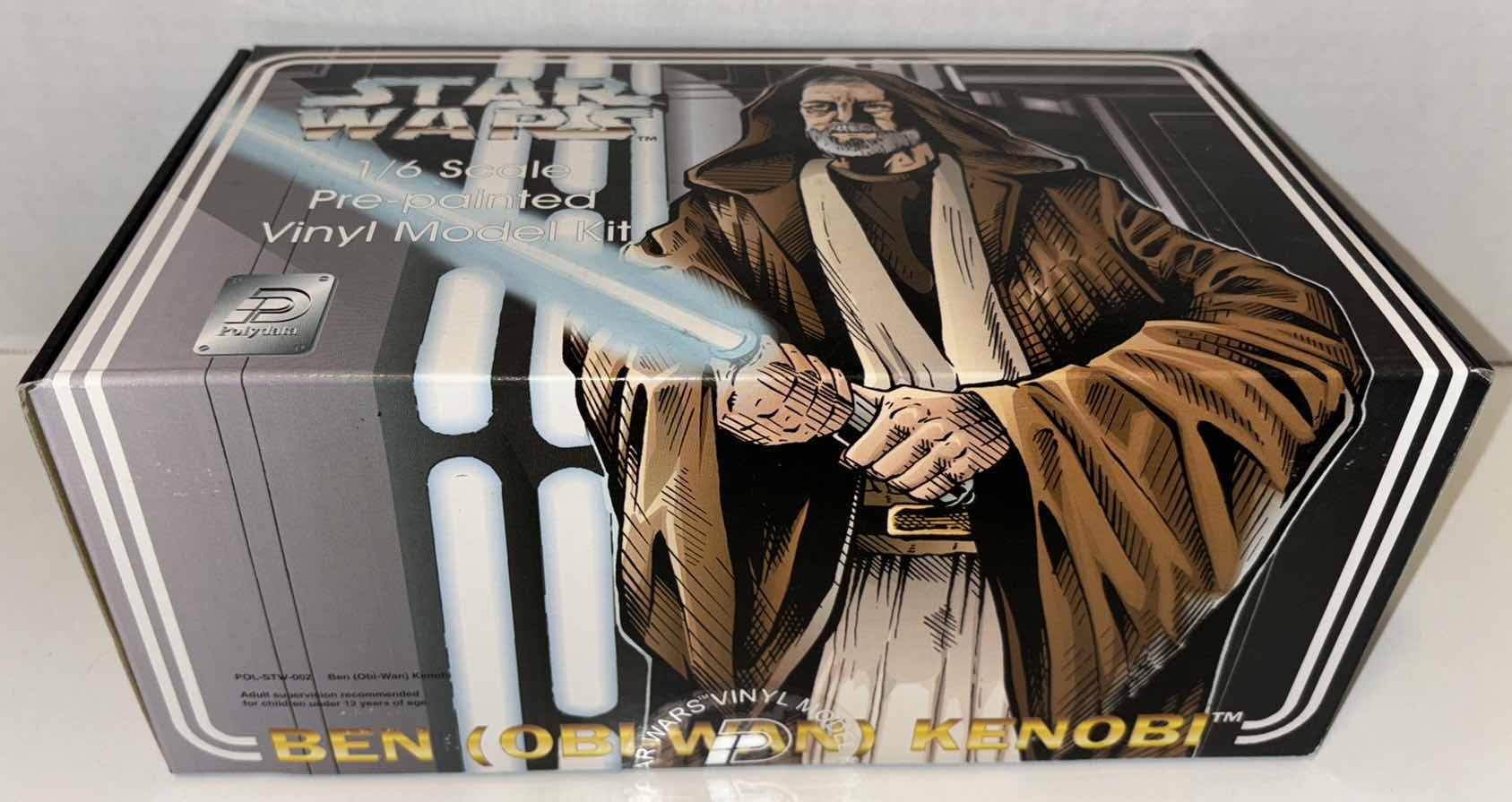 Photo 2 of NEW FACTORY SEALED 1995 POLYDATA STAR WARS 1/6 SCALE PRE-PAINTED VINYL MODEL KIT “BEN (OBI-WAN) KENOBI” #02