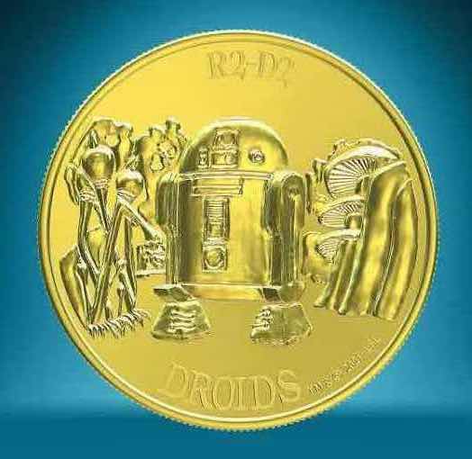 Photo 3 of NEW 2021 HASBRO KENNER 50TH ANNIVERSARY LUCAS FILM STAR WARS DROIDS THE ADVENTURE OF R2-D2 & C-3PO, “ARTOO-DETOO R2-D2” W COIN