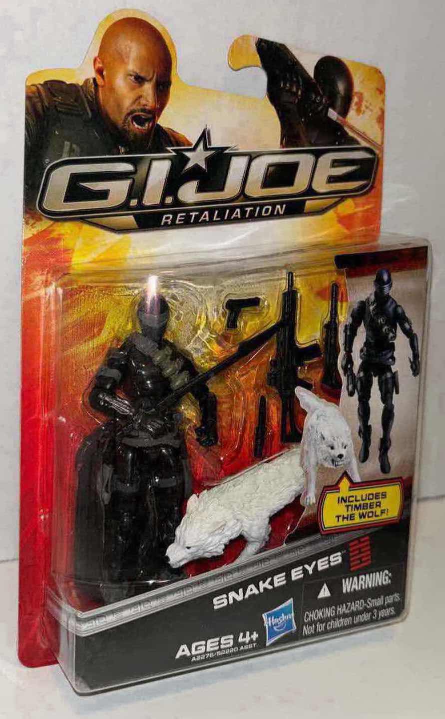 Photo 2 of NEW 2012 HASBRO G.I. JOE RETALIATION ACTION FIGURE & ACCESSORIES “SNAKE EYES” IN PROTECTIVE CLEAR CLAMSHELL CASE