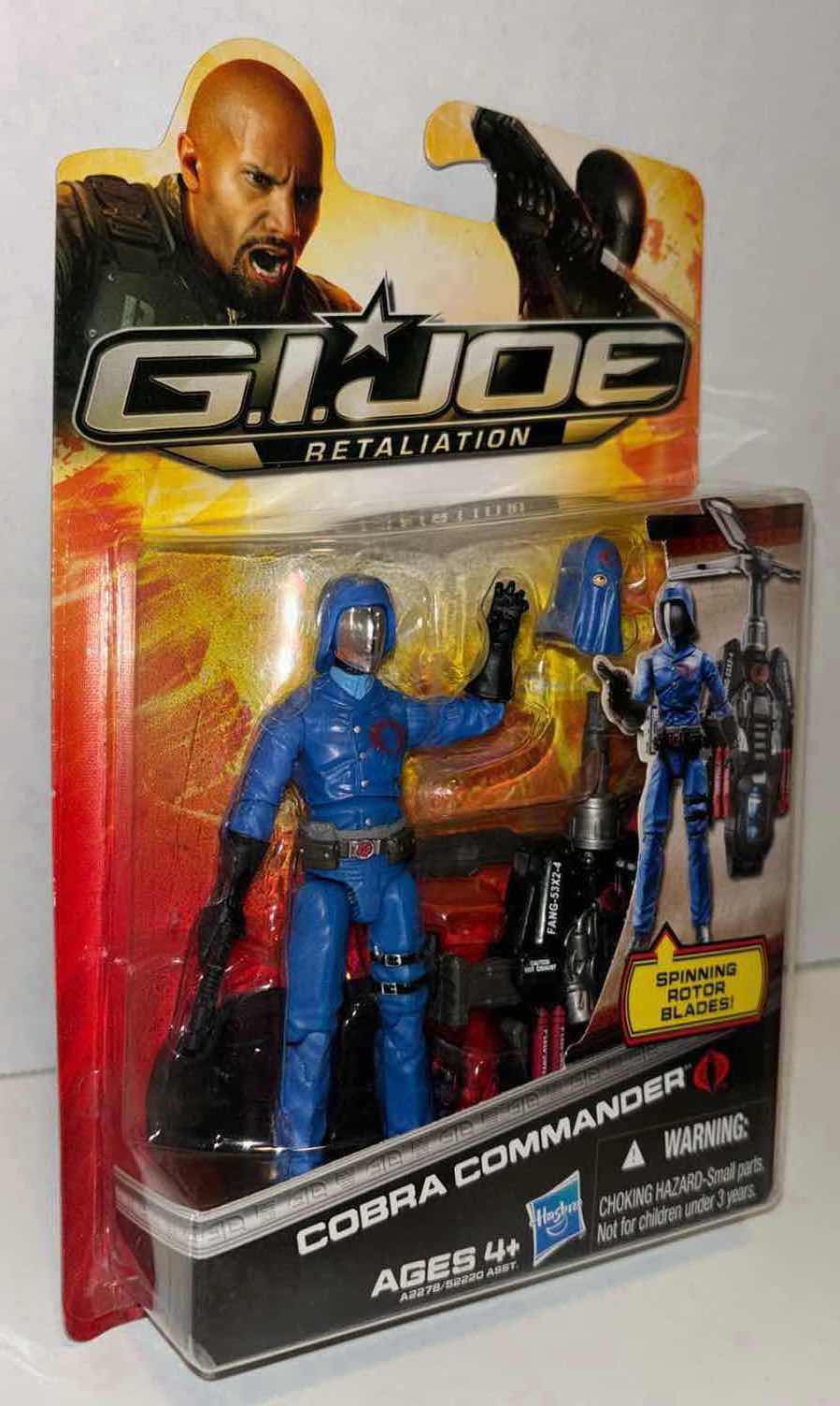 Photo 2 of NEW HASBRO G.I. JOE RETALIATION ACTION FIGURE & ACCESSORIES “COBRA COMMANDER” IN PROTECTIVE CLEAR CLAMSHELL CASE
