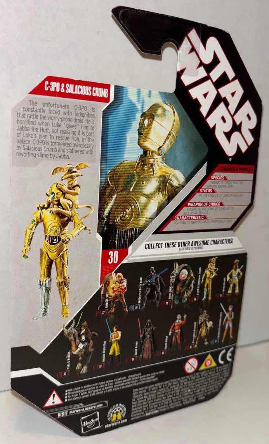 Photo 3 of NEW 2007 HASBRO STAR WARS 30TH ANNIVERSARY RETURN OF THE JEDI ACTION FIGURES & ACCESSORIES “C-3PO & SALACIOUS CRUMB” W EXCLUSIVE COLLECTOR COIN