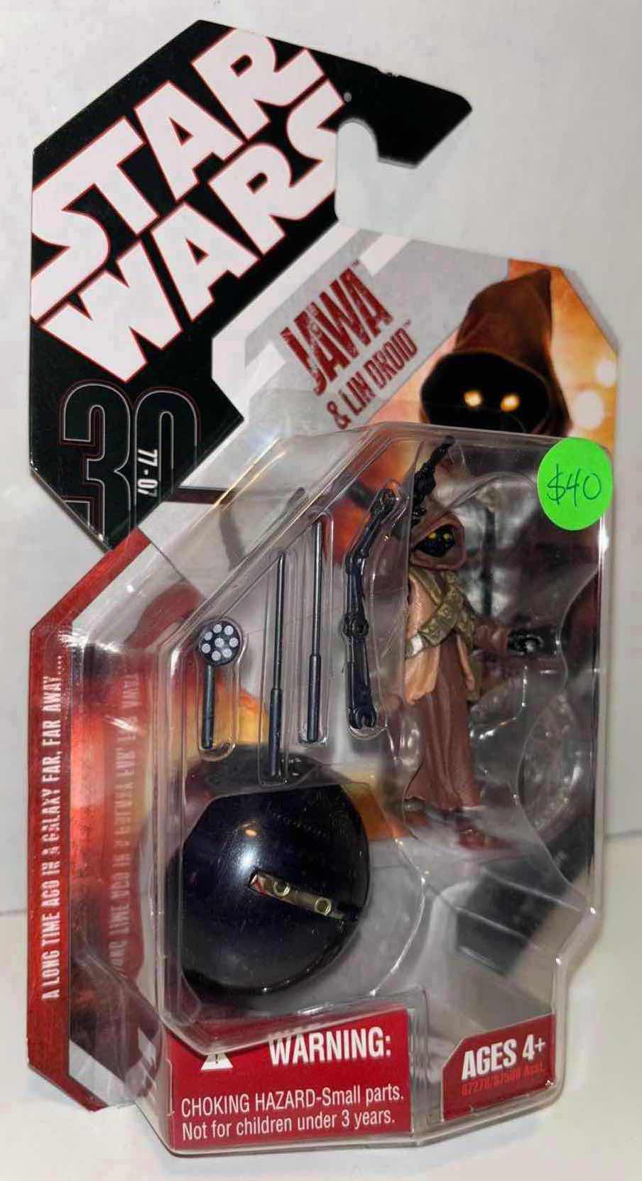 Photo 2 of NEW 2007 HASBRO STAR WARS 30TH ANNIVERSARY A NEW HOPE FIGURE & ACCESSORIES “JAWA & LIN DROID” W EXCLUSIVE COLLECTOR COIN