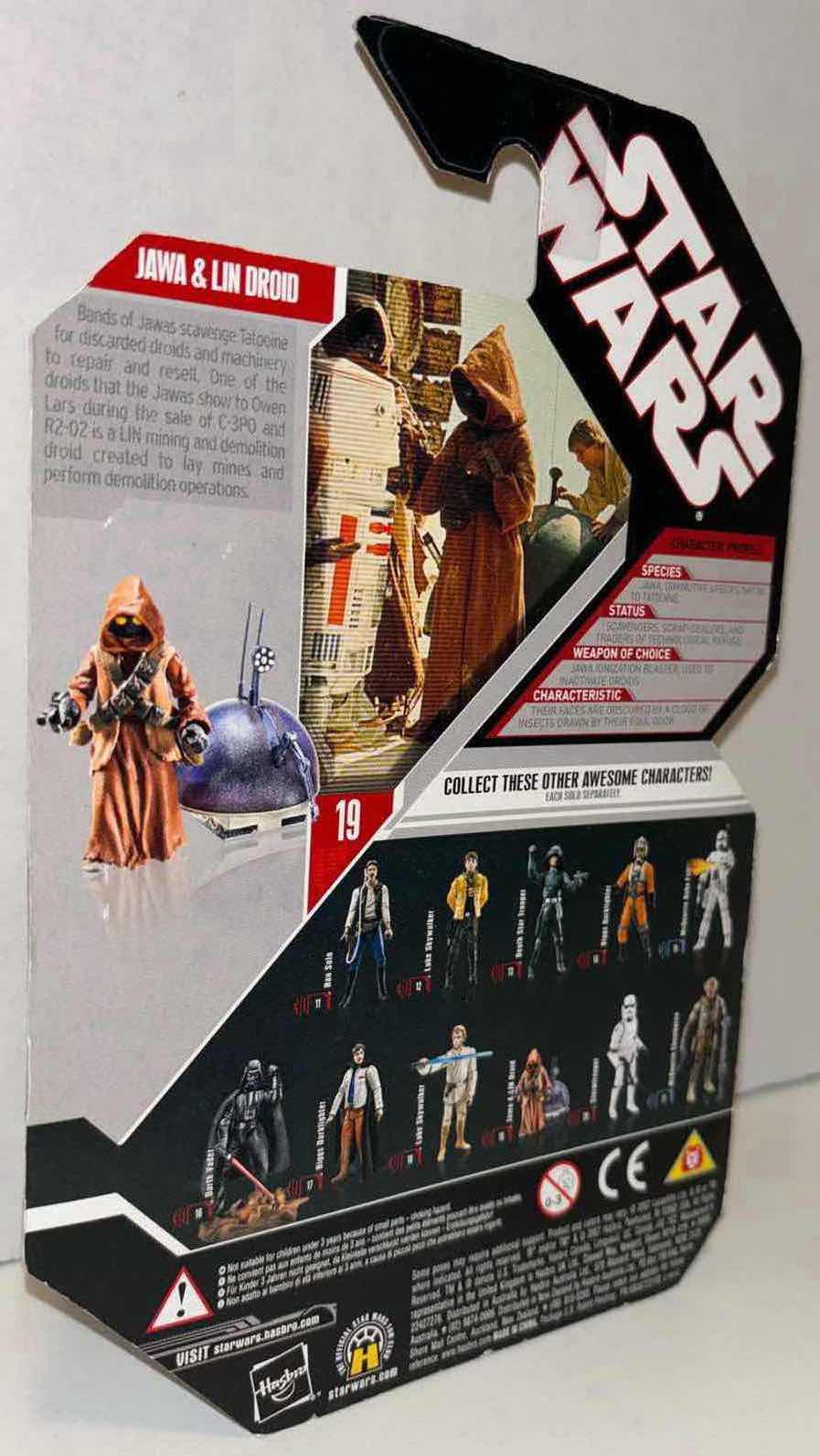 Photo 3 of NEW 2007 HASBRO STAR WARS 30TH ANNIVERSARY A NEW HOPE FIGURE & ACCESSORIES “JAWA & LIN DROID” W EXCLUSIVE COLLECTOR COIN