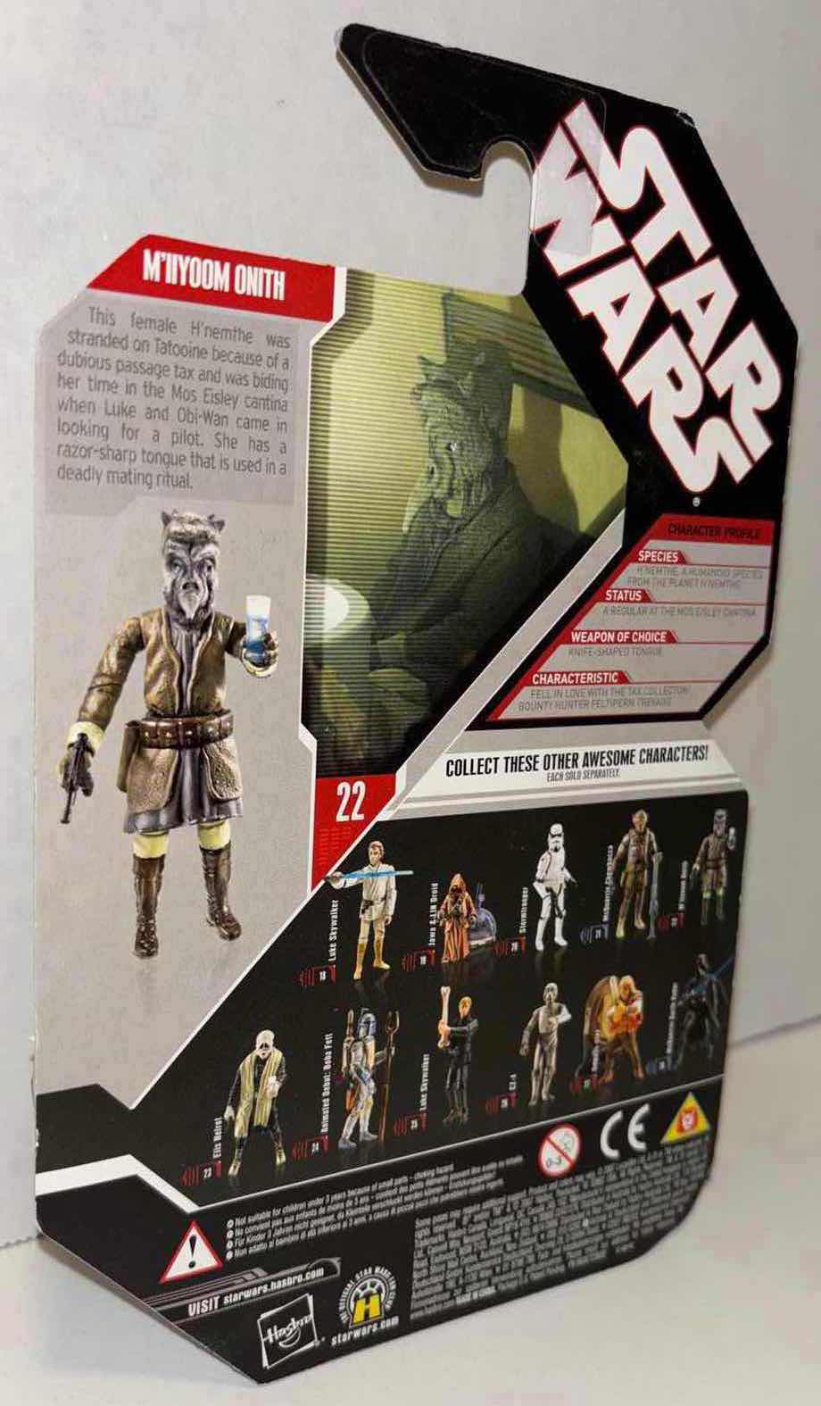 Photo 3 of NEW 2007 HASBRO STAR WARS 30TH ANNIVERSARY A NEW HOPE FIGURE & ACCESSORIES “M’IIYOOM ONITH” W EXCLUSIVE COLLECTOR COIN