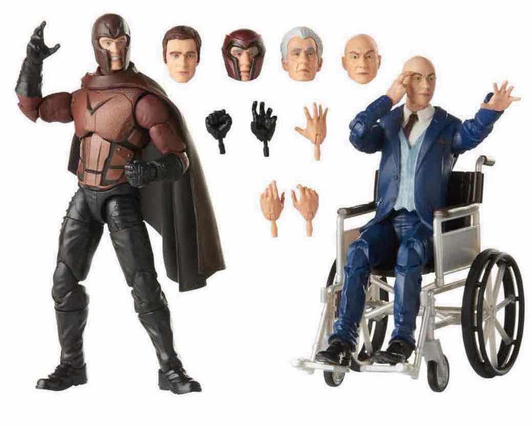 Photo 1 of NEW HASBRO MARVEL LEGENDS SERIES ACTION FIGURE & ACCESSORIES 2-PACK, “MAGNETO & PROFESSOR X”