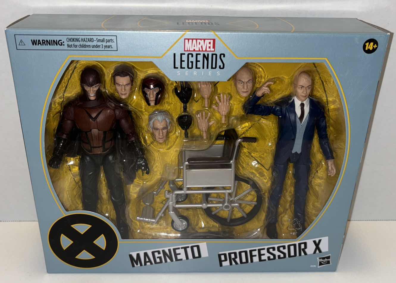 Photo 2 of NEW HASBRO MARVEL LEGENDS SERIES ACTION FIGURE & ACCESSORIES 2-PACK, “MAGNETO & PROFESSOR X”