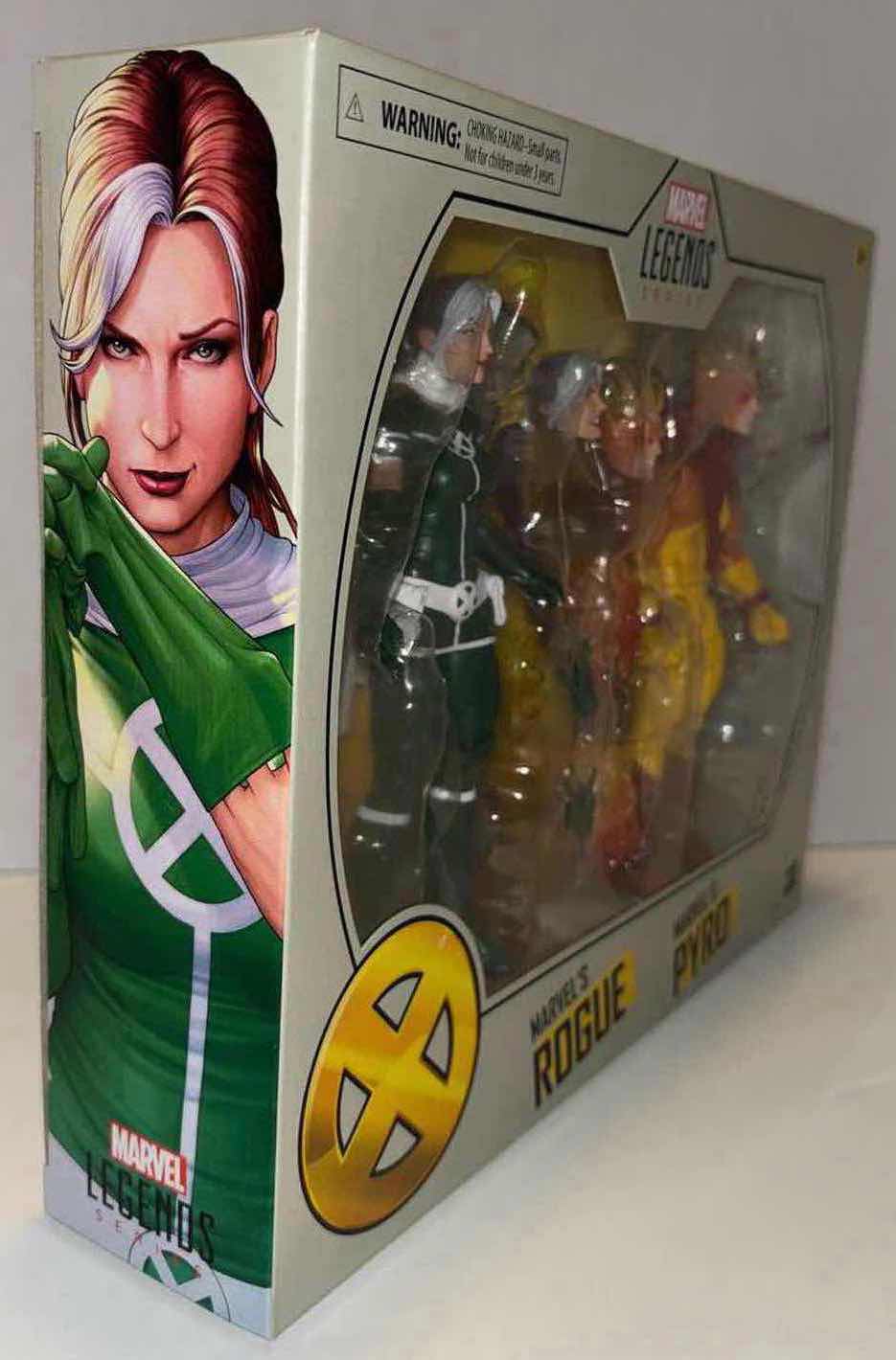 Photo 3 of NEW HASBRO MARVEL LEGENDS SERIES ACTION FIGURE & ACCESSORIES 2-PACK, “MARVEL’S ROGUE & MARVEL’S PYRO”