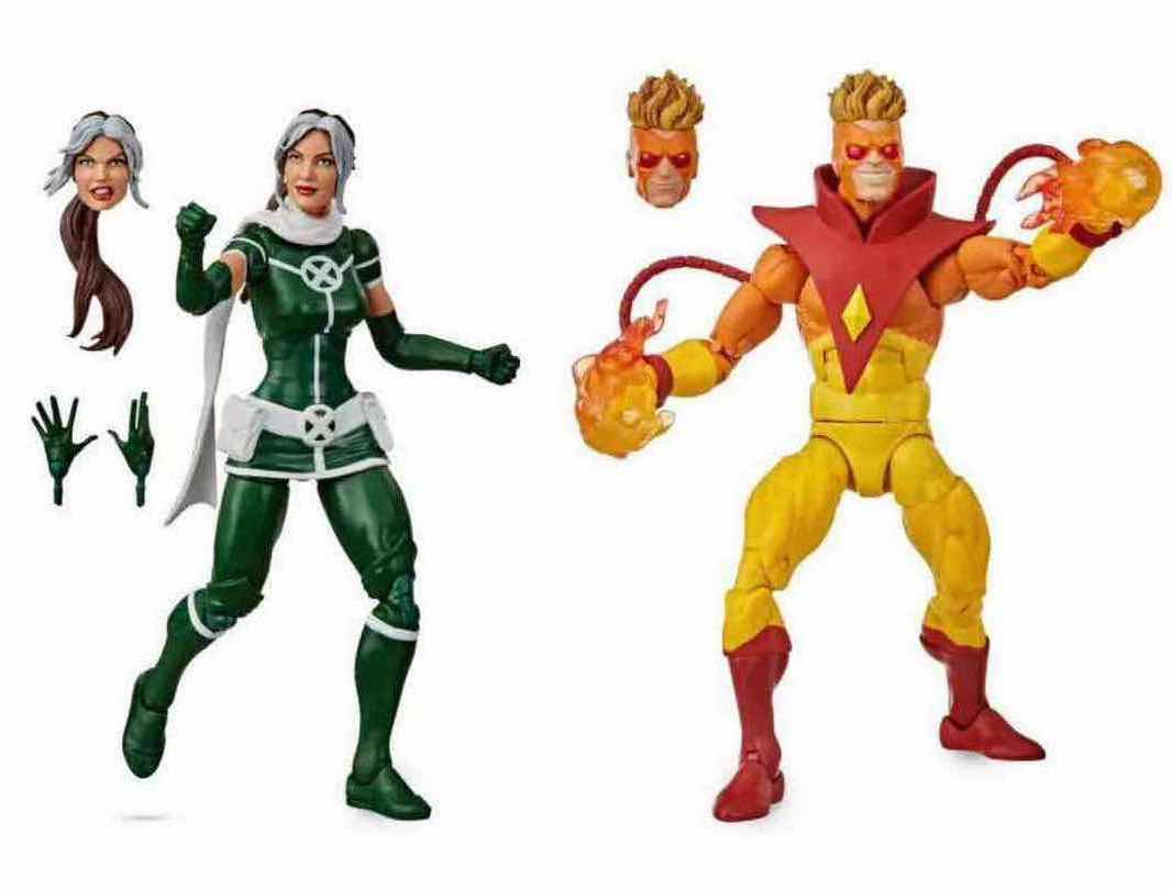 Photo 1 of NEW HASBRO MARVEL LEGENDS SERIES ACTION FIGURE & ACCESSORIES 2-PACK, “MARVEL’S ROGUE & MARVEL’S PYRO”