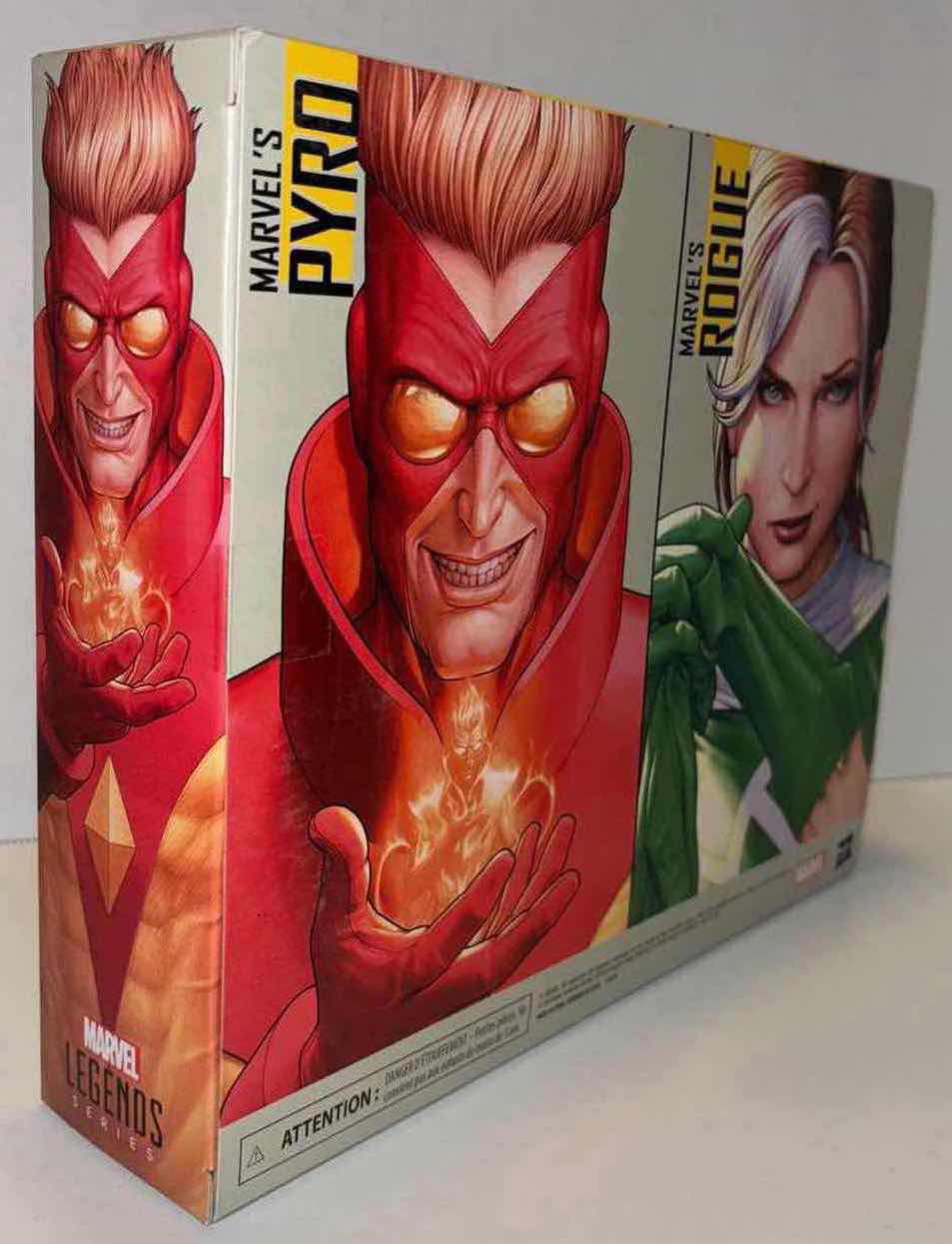 Photo 4 of NEW HASBRO MARVEL LEGENDS SERIES ACTION FIGURE & ACCESSORIES 2-PACK, “MARVEL’S ROGUE & MARVEL’S PYRO”