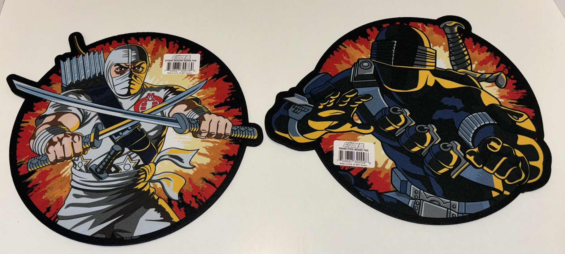 Photo 1 of NEW G.I. JOE RETRO MOUSE PAD 2-PACK, “STORM SHADOW & SNAKE EYES”