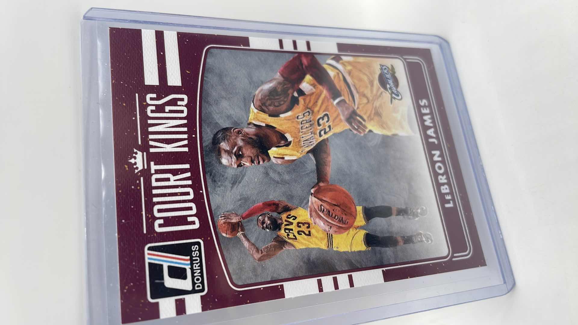 Photo 1 of 2016-17 LEBRON JAMES PANINI COURT KING CARD 1