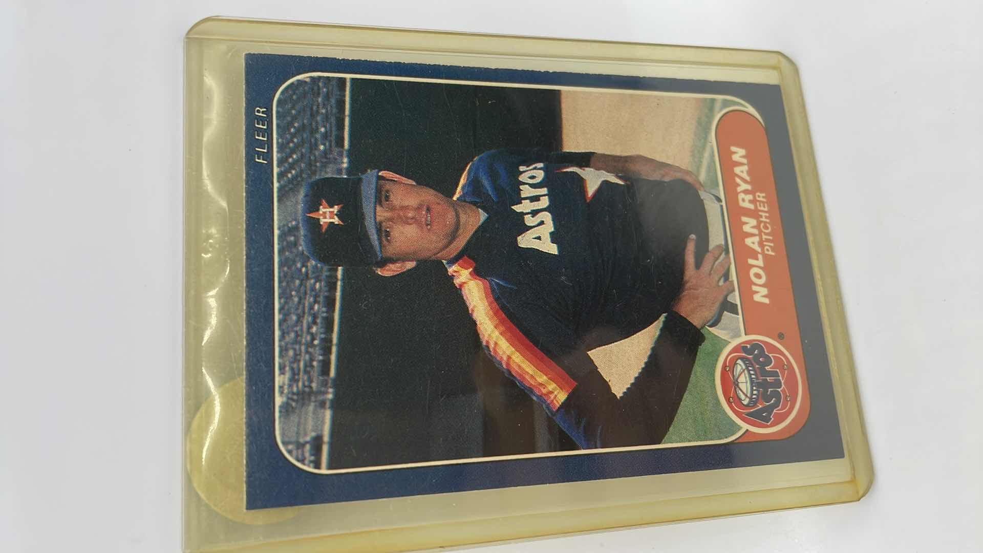 Photo 1 of 1986 NOLAN RYAN FLEER CARD 310