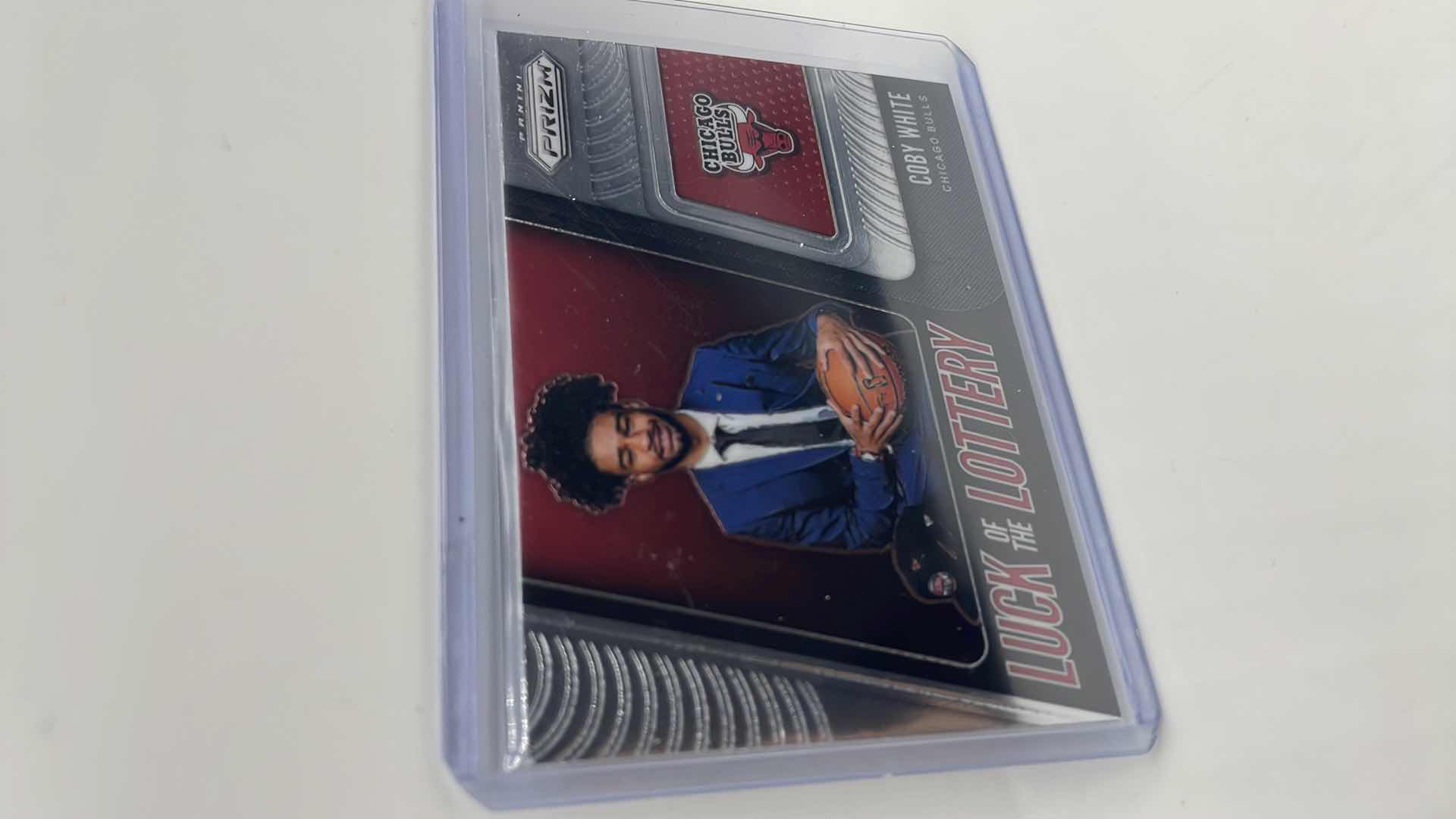 Photo 1 of 2019-20 COBY WHITE PANINI LUCK OF THE LOTTERY CARD 7