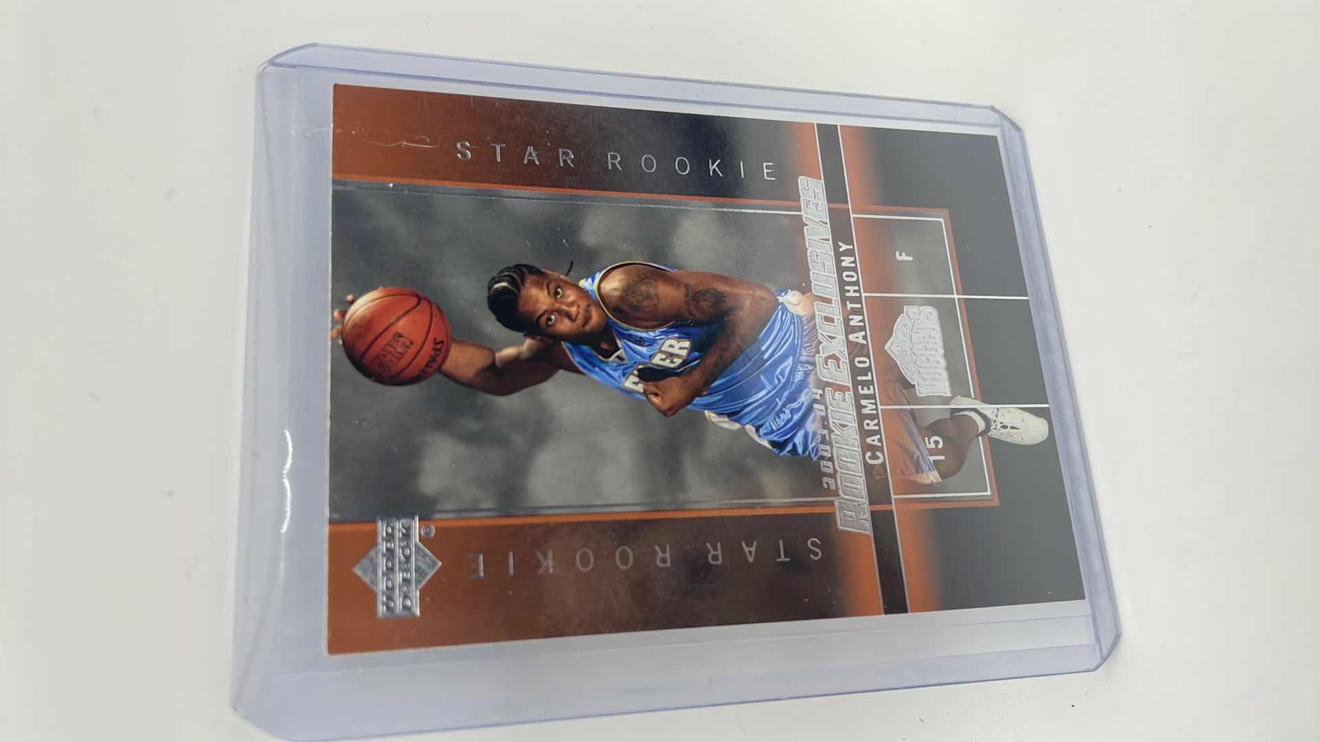 Photo 1 of 2004-04 CARMELO ANTHONY UPPER DECK ROOKIE CARD 3