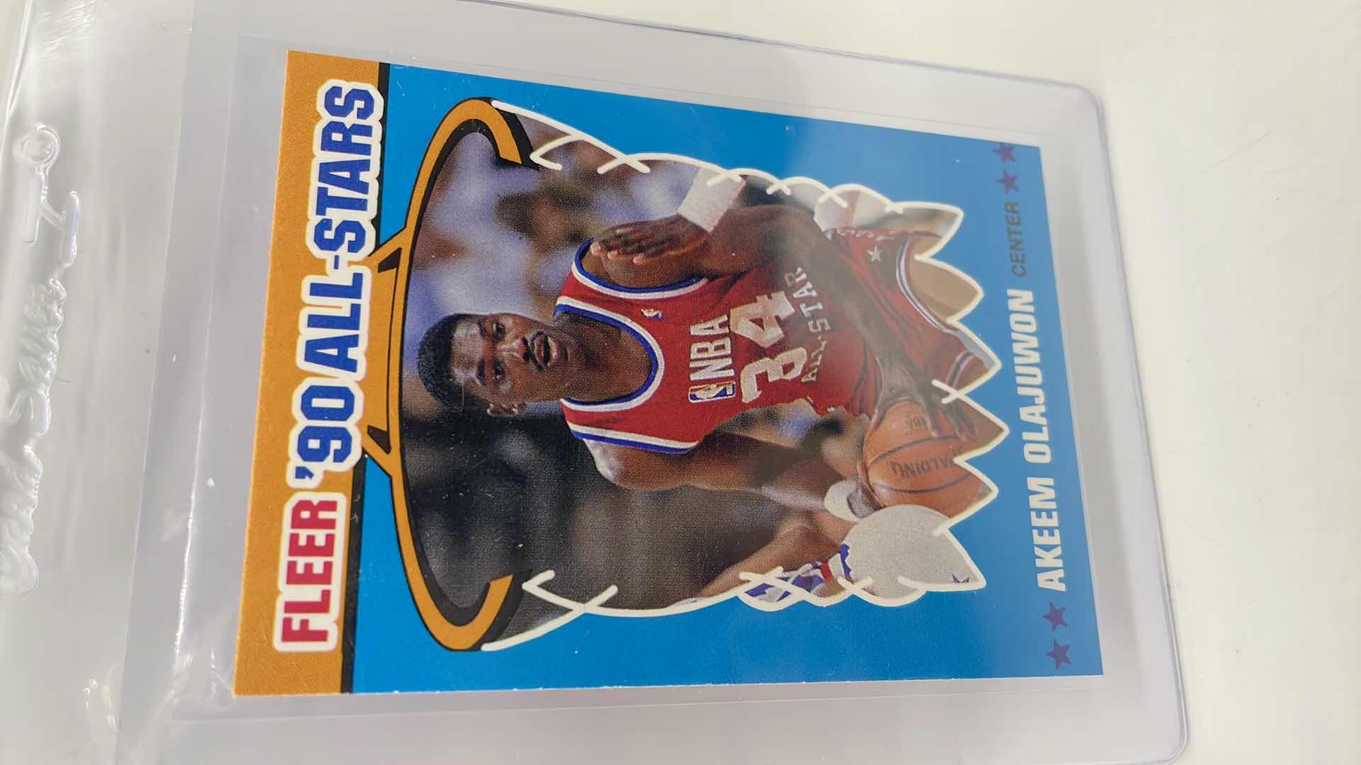 Photo 1 of 1990 AKEEM OLAJUWON FLEER CARD 3