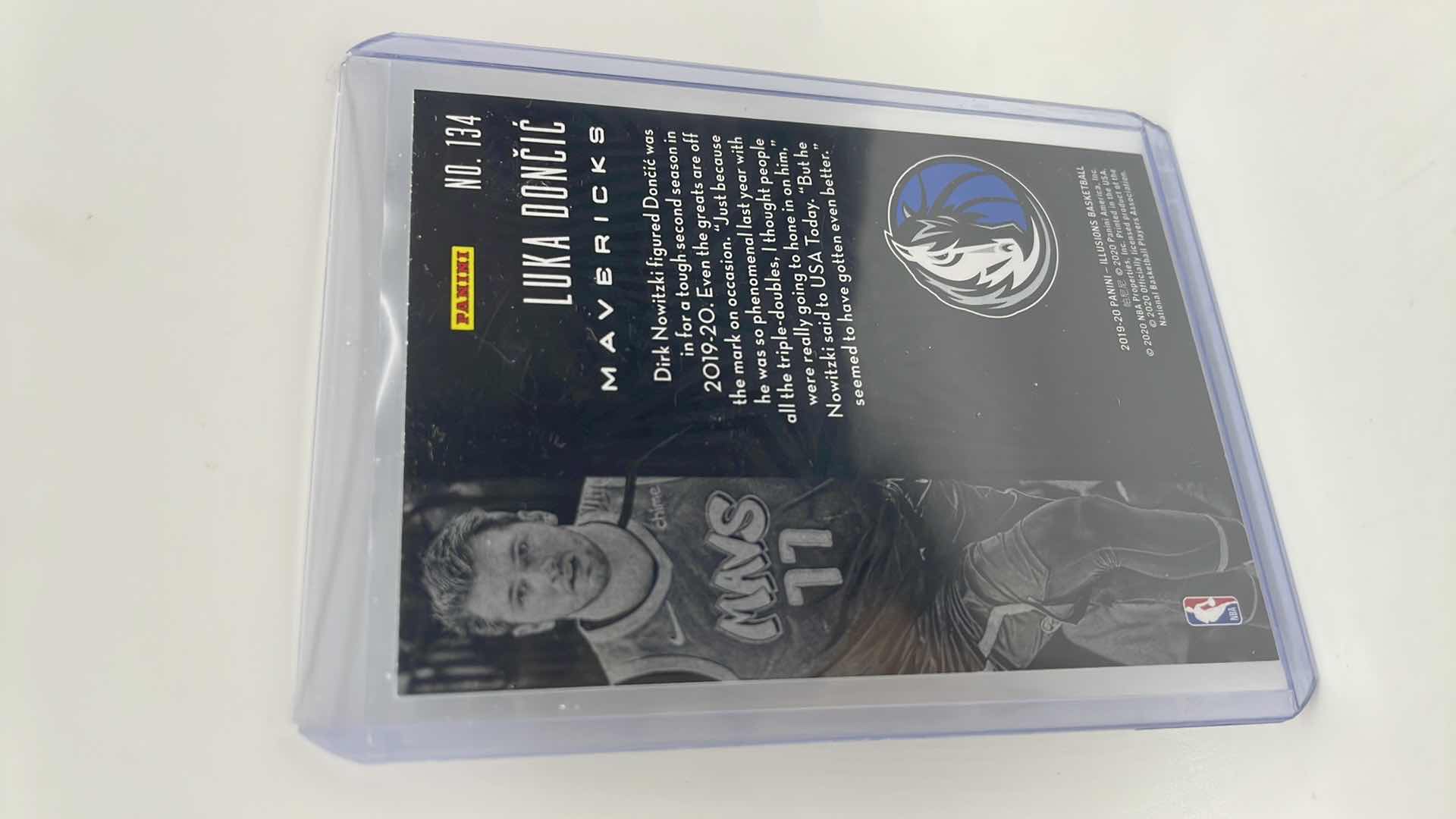 Photo 2 of 2019-20 LUKA DONCIC PANINA ISSUSION CARD 134