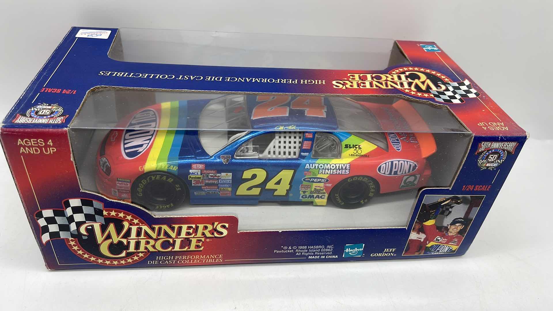 Photo 2 of 1997 JEFF GORDON WINNER'S CIRCLE DIE CAST COLLECTIBLE 1/24 SCALE 