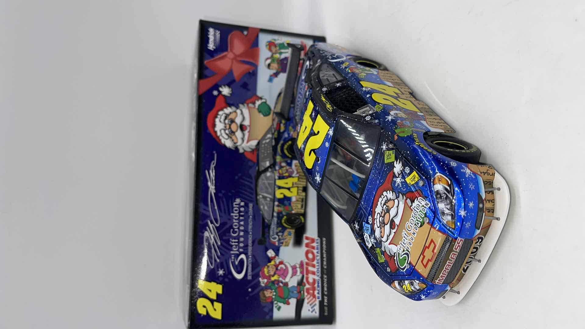 Photo 4 of RARE 2009 JEFF GORDON FOUNDATION HOLIDAY SAM BASS DIECAST IMPALA SS ELIGE LIQUID COLOR 1:24