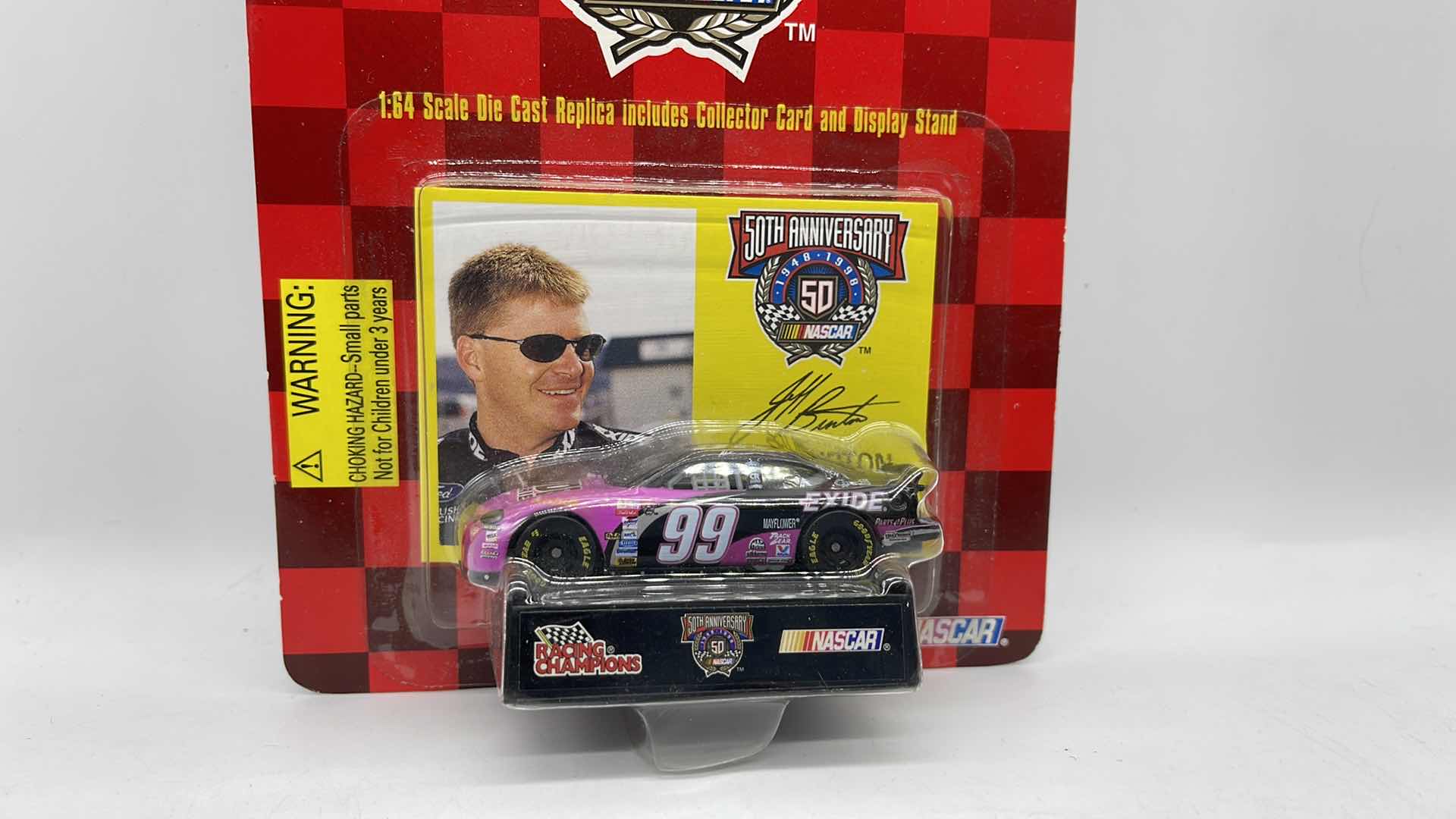 Photo 2 of 1998 JEFF BURTON #99 RACING CHAMPIONS 50TH ANNIVERSARY EDITION DIECAST CAR