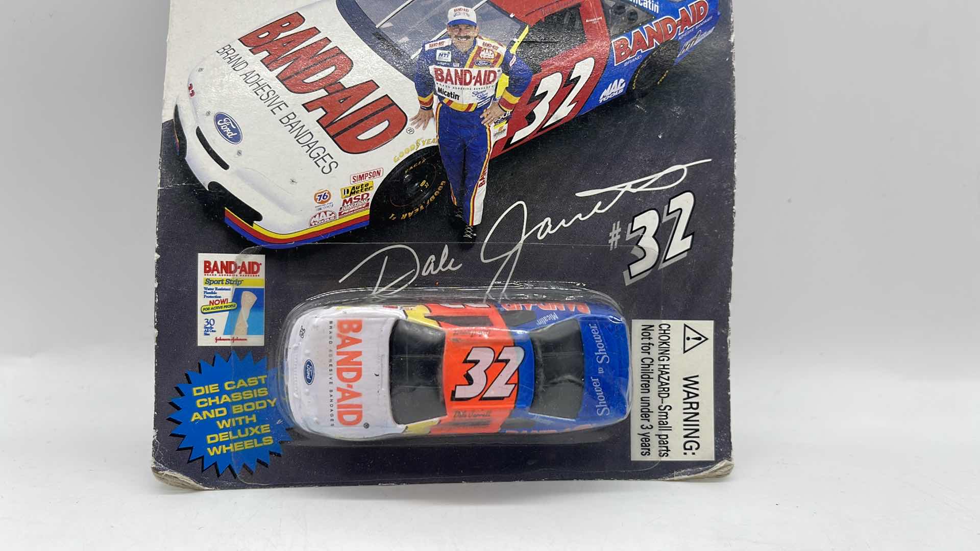 Photo 2 of 1995 DALE JARRETT BAND AID RACING #32 COLLECTOR'S EDITION DIECAST CAR 