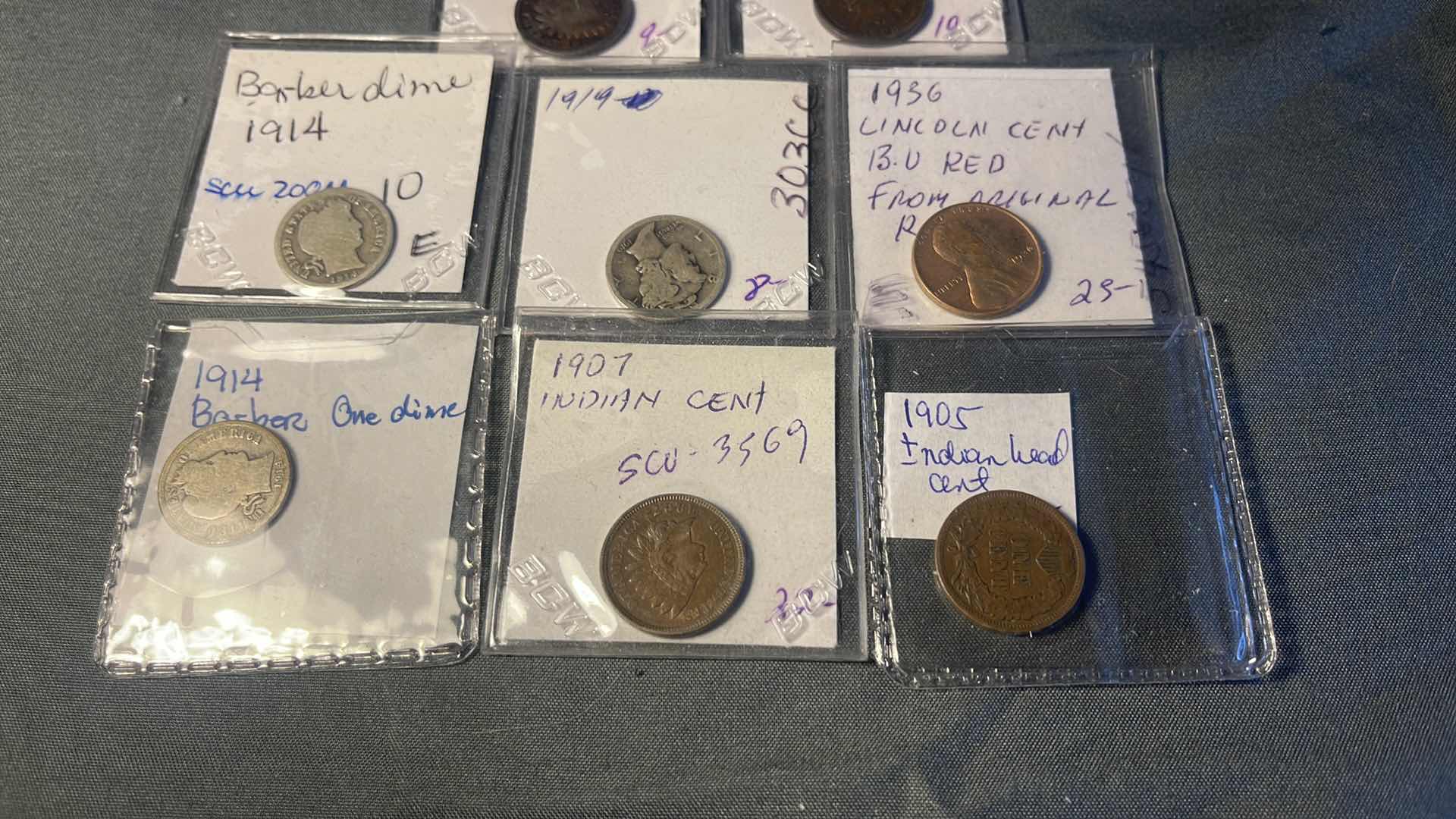 Photo 4 of 8 ASSORTED ANTIQUE COLLECTOR COINS
