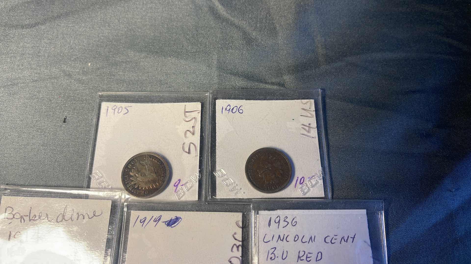 Photo 2 of 8 ASSORTED ANTIQUE COLLECTOR COINS
