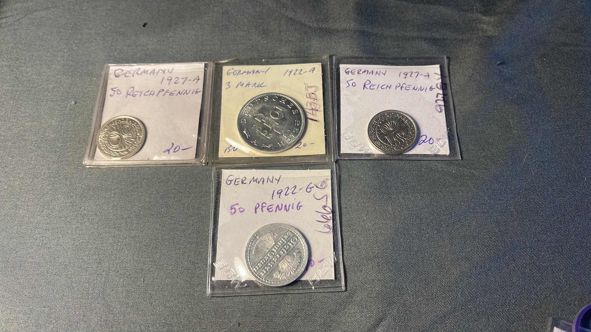 Photo 1 of 4 ASSORTED GERMANY 1920’S COLLECTOR COINS
