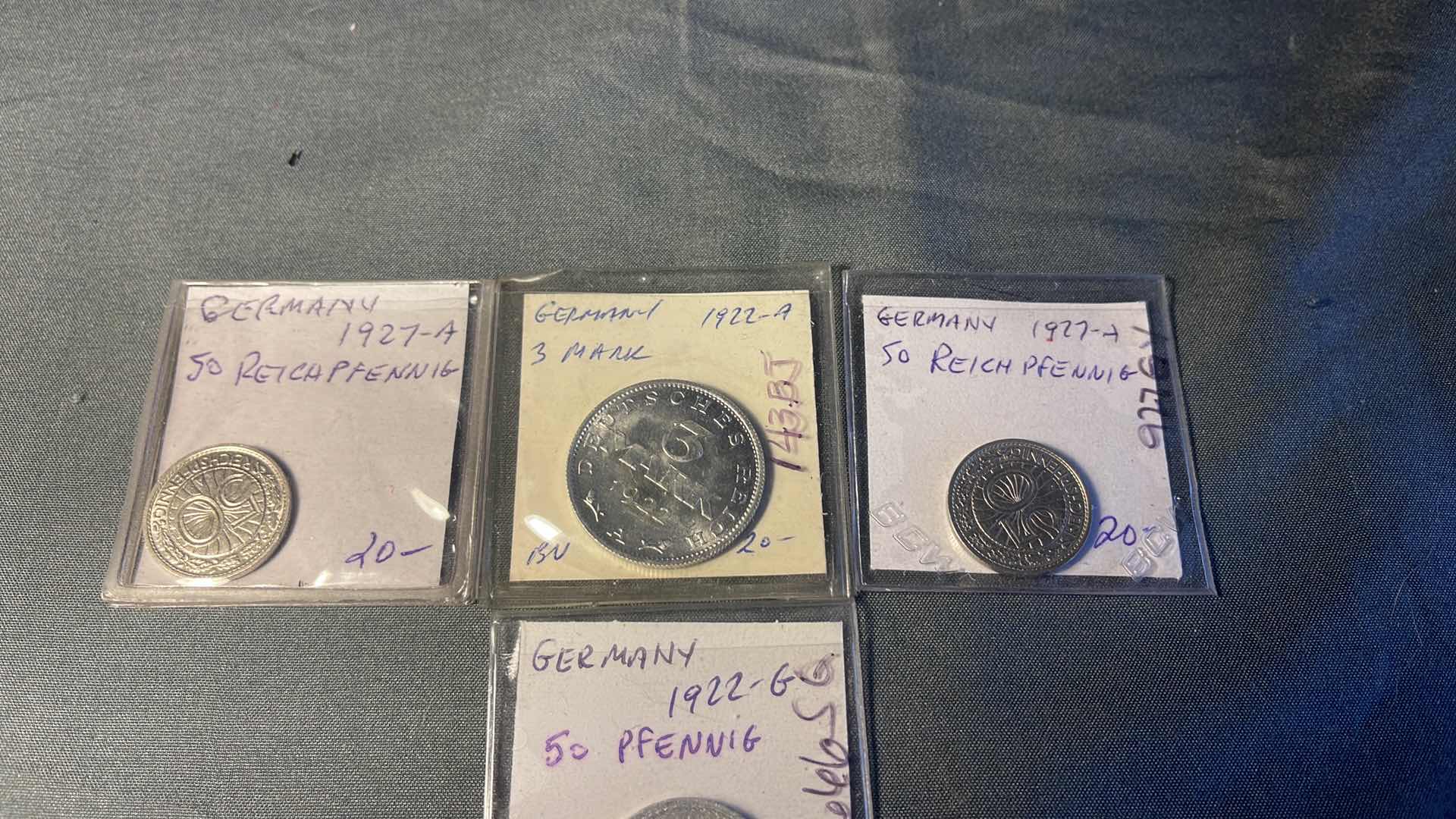 Photo 2 of 4 ASSORTED GERMANY 1920’S COLLECTOR COINS