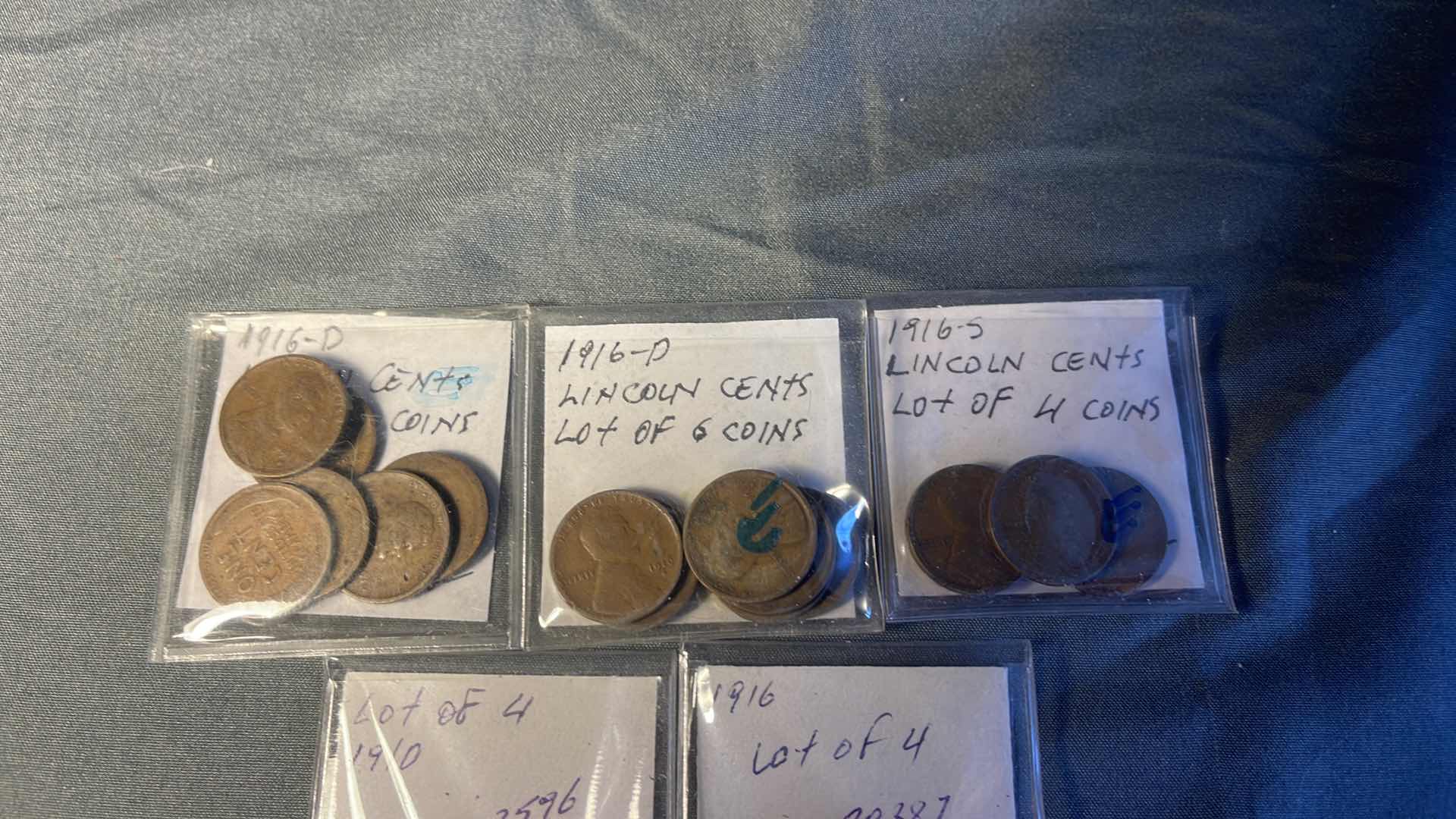 Photo 2 of 5 SETS OF EARLY 1900’S PENNY’S