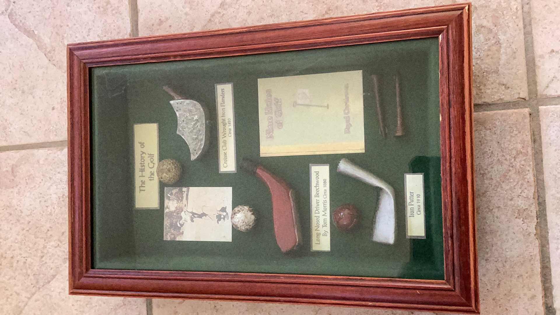 Photo 1 of THE HISTORY OF GOLF SHADOW BOX 8” X 13”