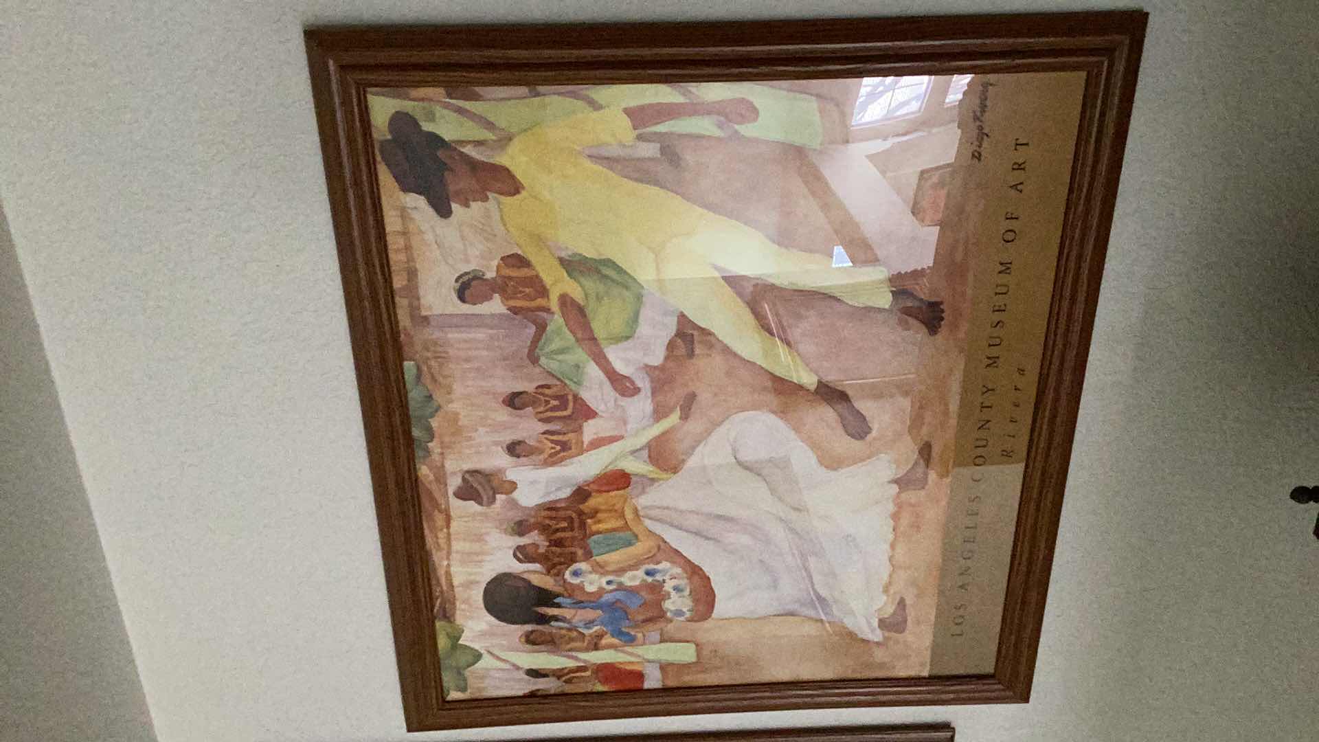 Photo 1 of DIEGO RIVERA “DANCE IN TEHUANTEPEC” LOS ANGELES COUNTY MUSEUM OF ART 33” X H 30”