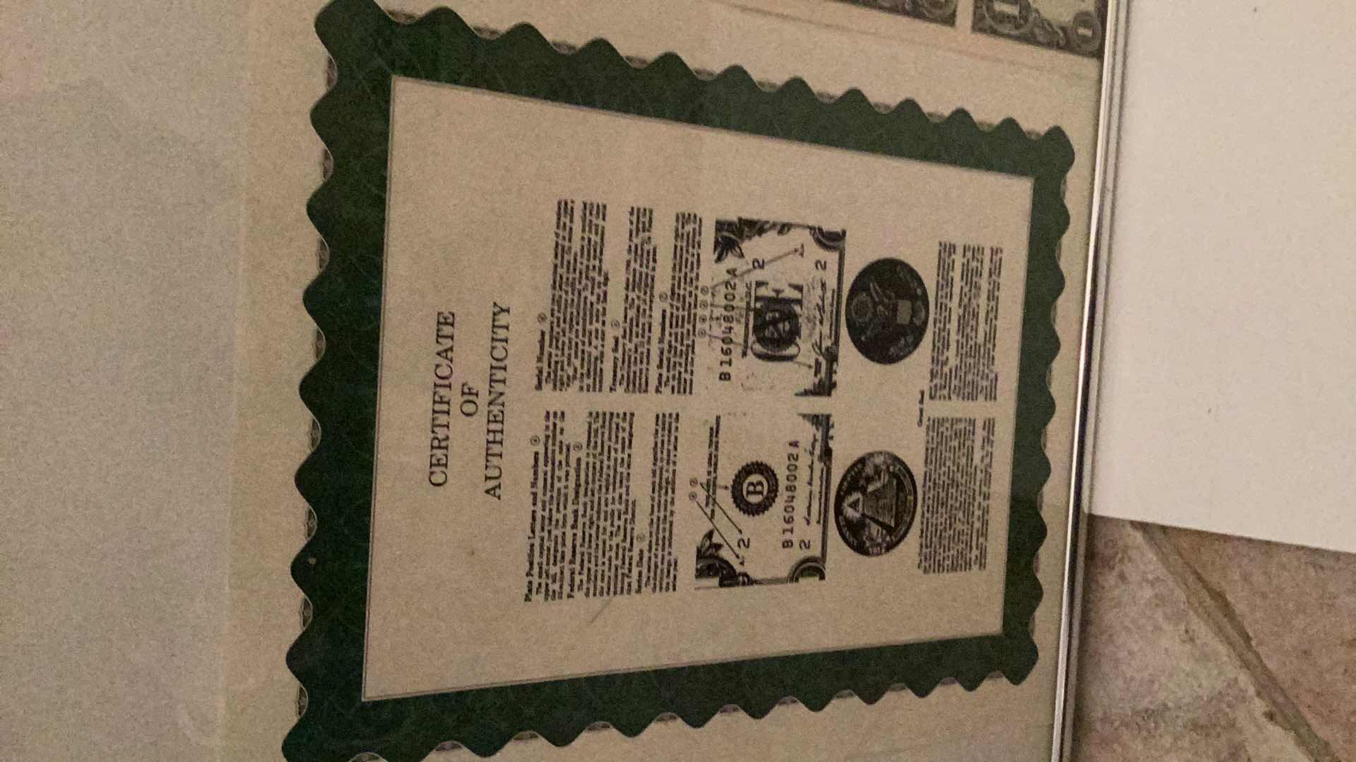Photo 3 of ULTRA RARE UNCUT 1995 32 X $1 BILLS FROM U.S. TREASURY