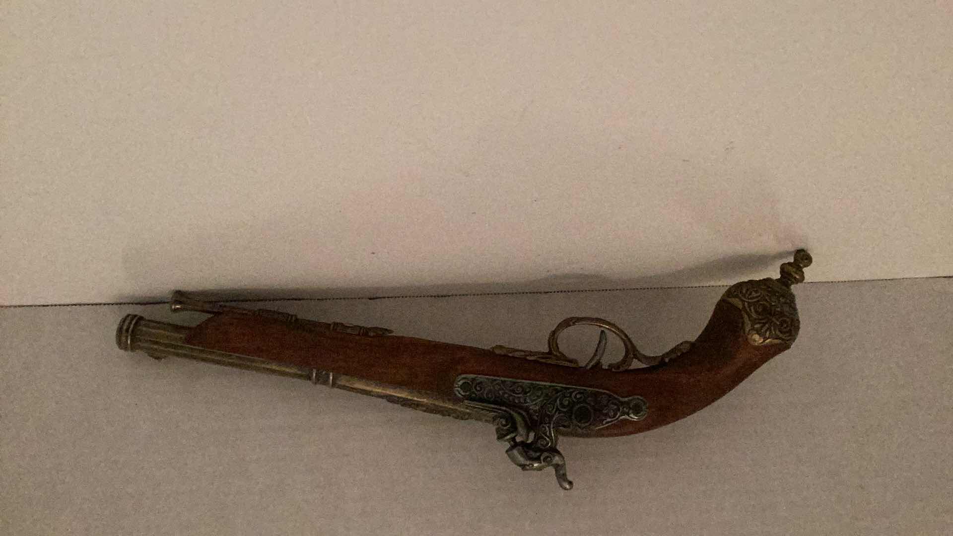 Photo 1 of REPLICA FLINTLOCK PISTOL ACTION WORKS 14”