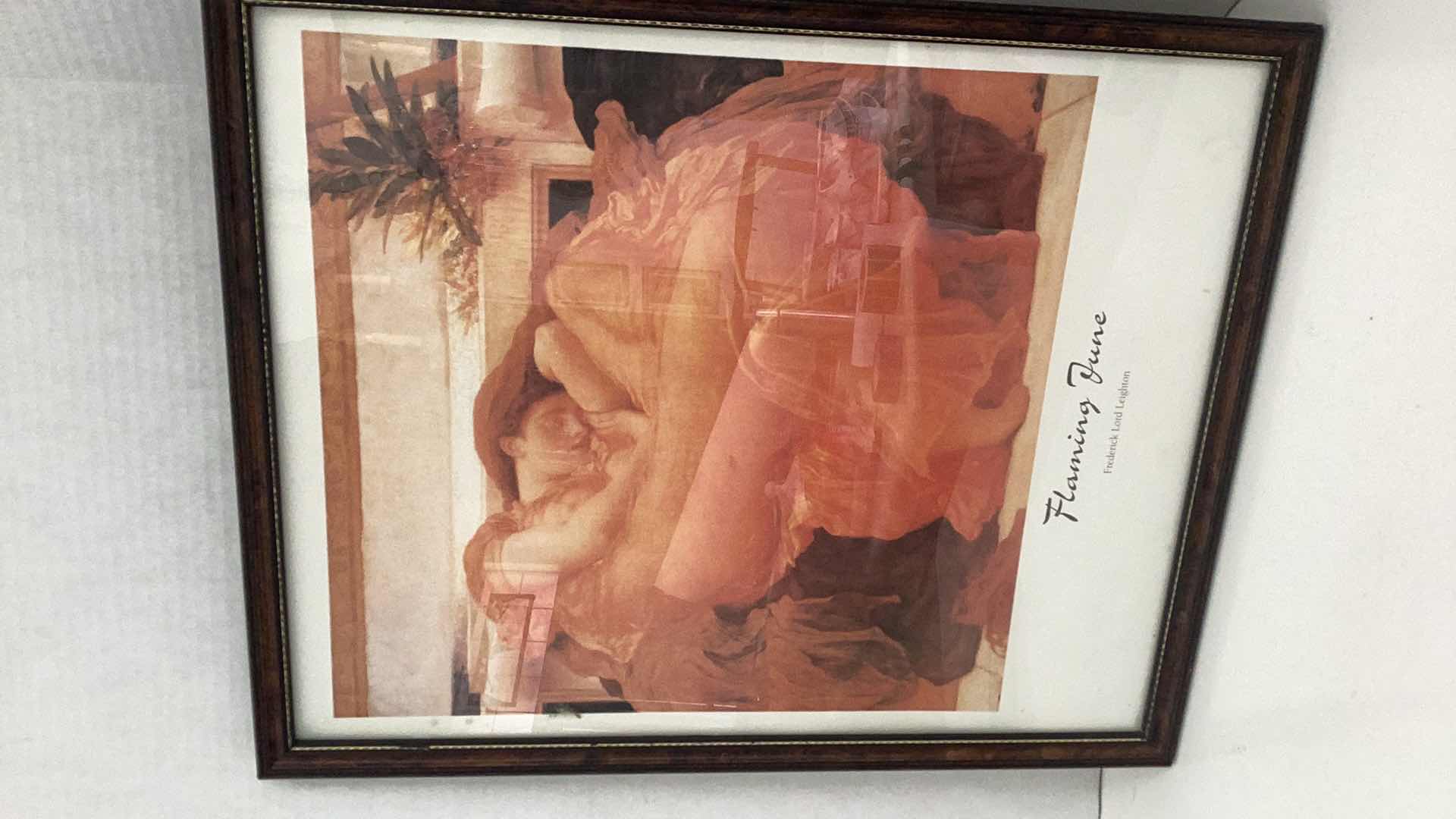 Photo 1 of FREDERICK LORD LEIGHTON “FLAMING JUNE” PRINT 17” X H 21”