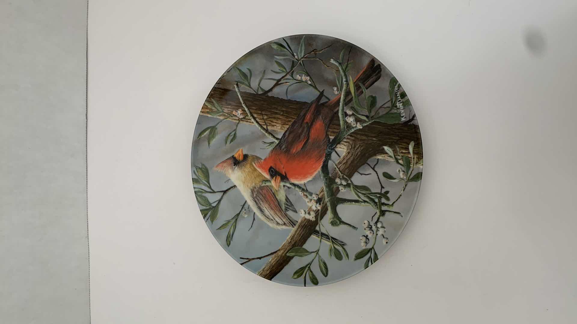 Photo 1 of KEVIN DANIEL “THE CARDINAL” PLATE 9” WIDE