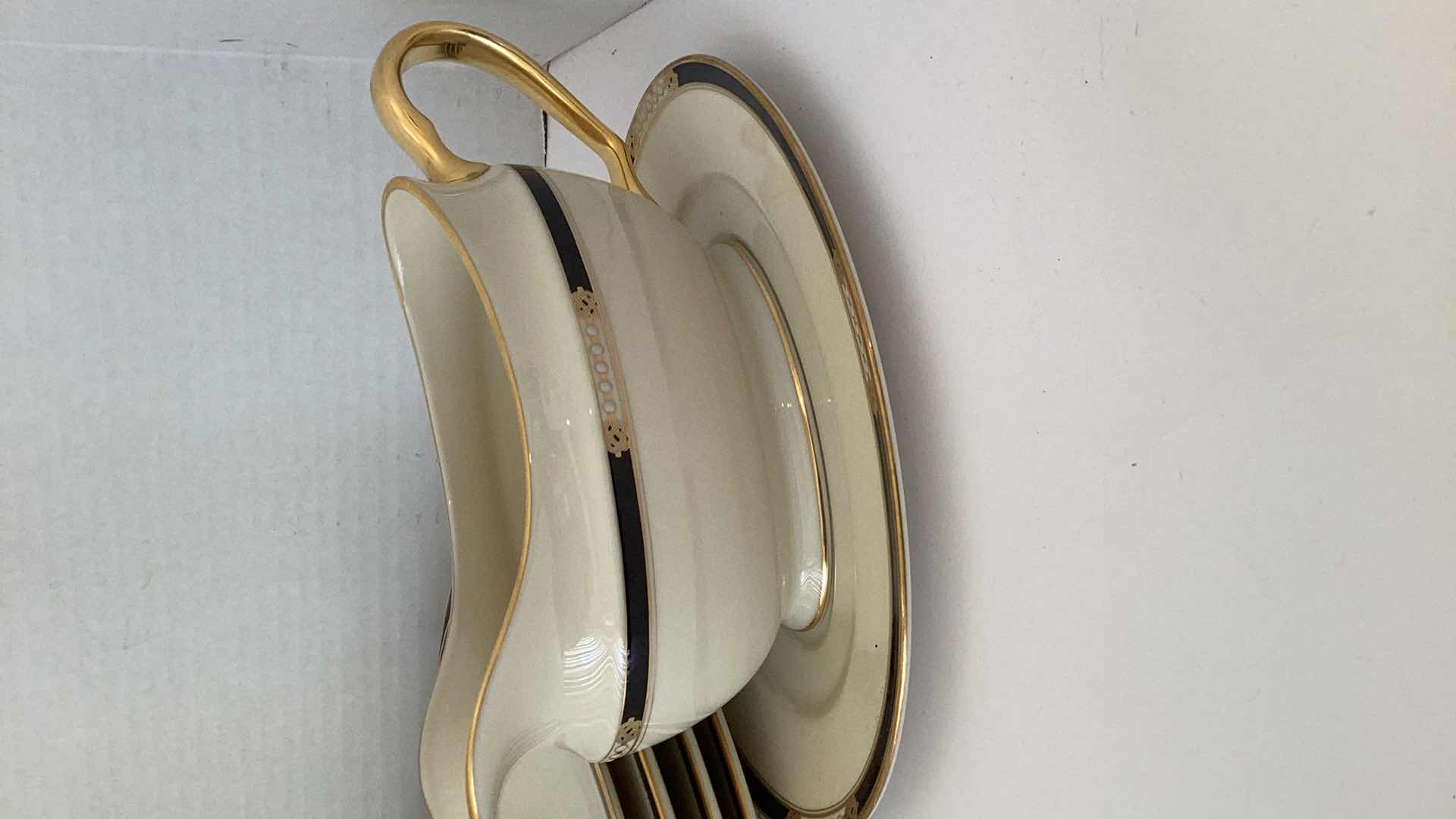 Photo 3 of LENOX PRESIDENTIAL COLLECTION “HANCOCK” 7 PIECE SERVING SET