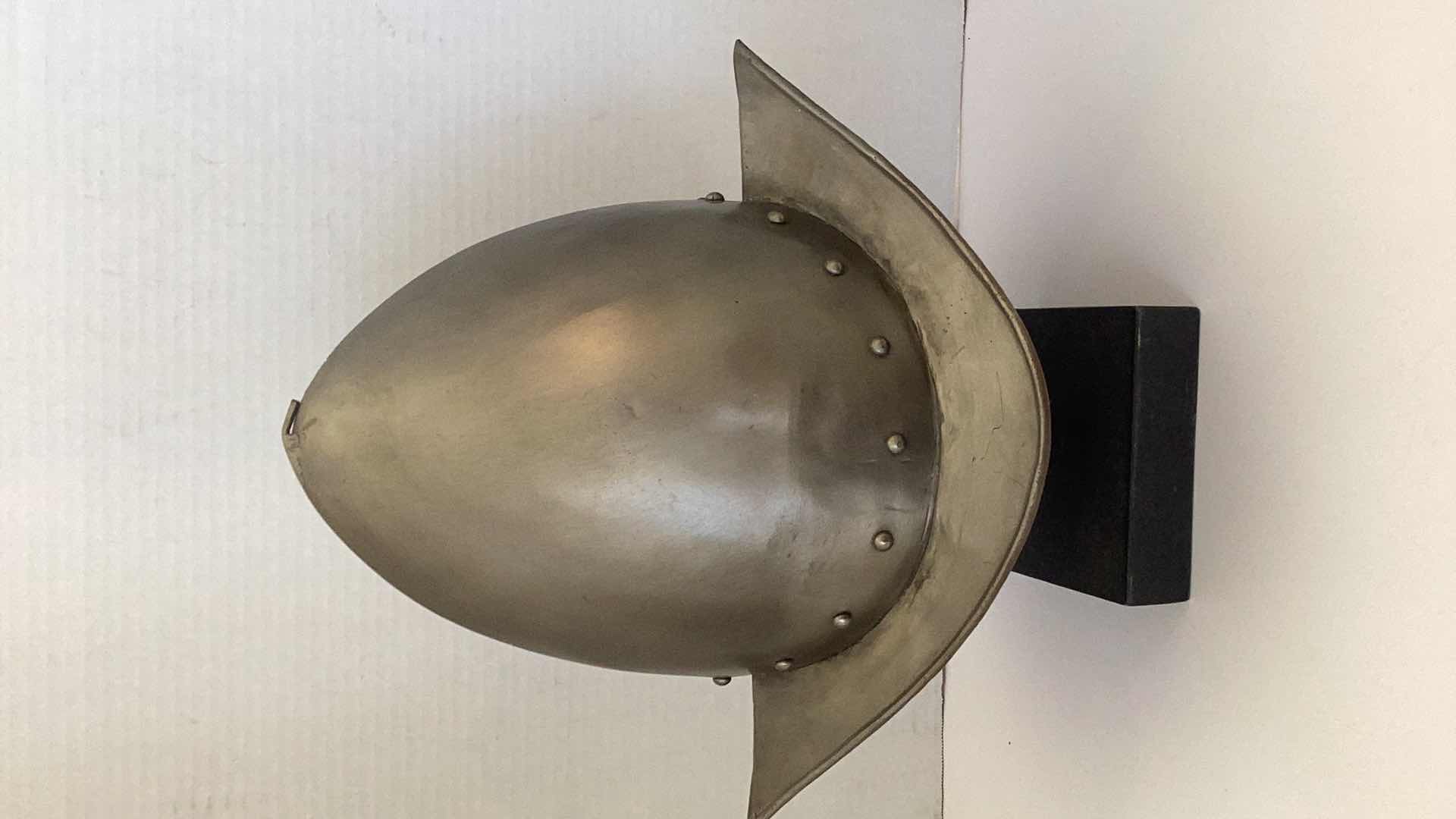 Photo 1 of REPLICA FULL SIZE LATE 16TH CENTURY METAL CABASSET HELMET